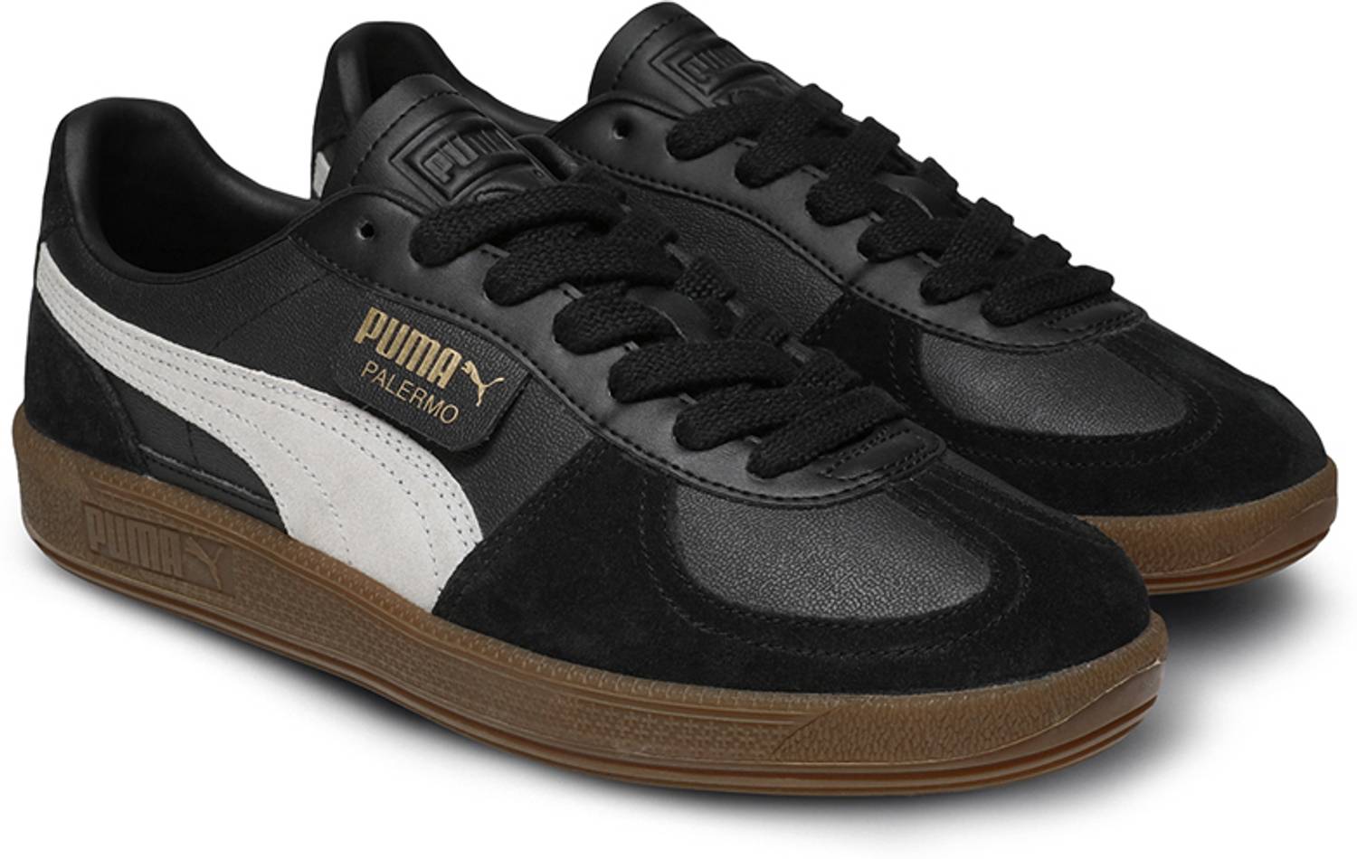 PUMA Palermo Lth Black Sneakers