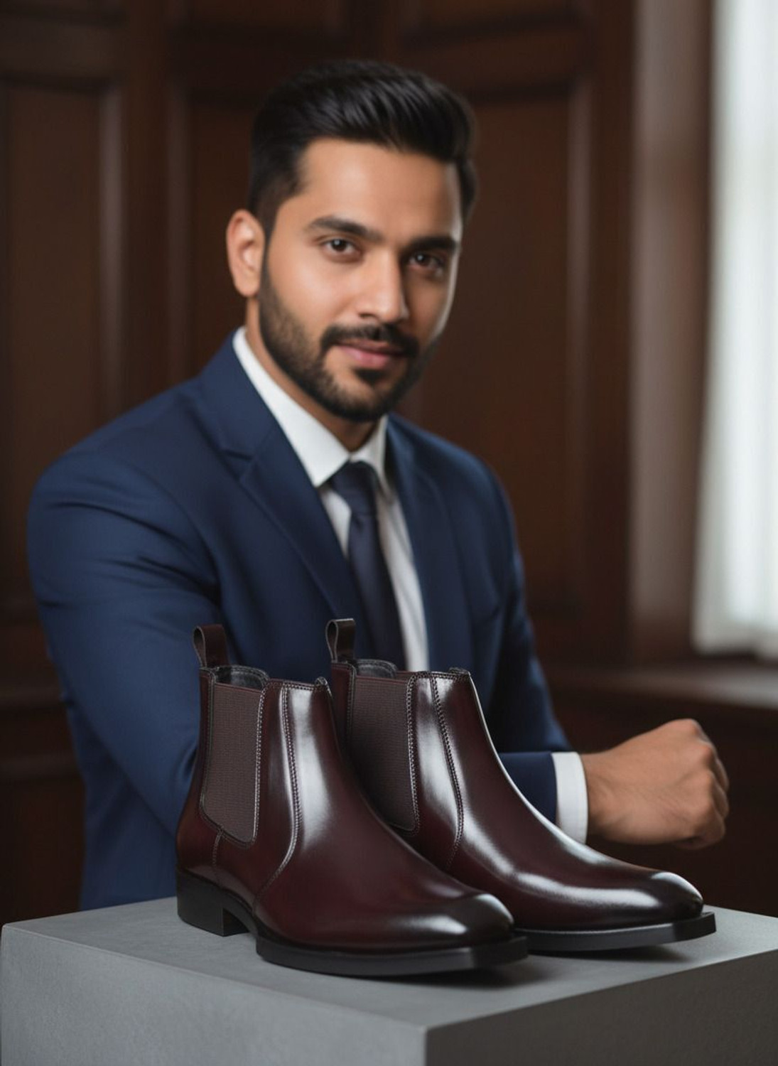 Image of SHOZEN Chelsea Boots For Men