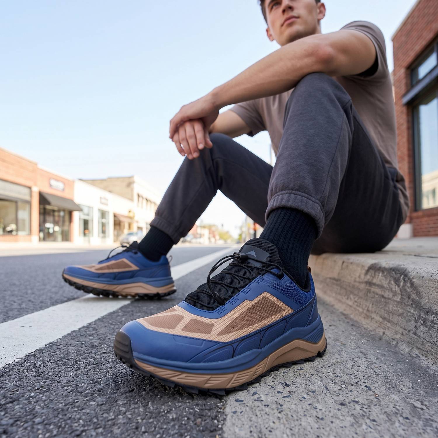 Adventra Trail Running Ultra Grip Shoes Blue - Image 2
