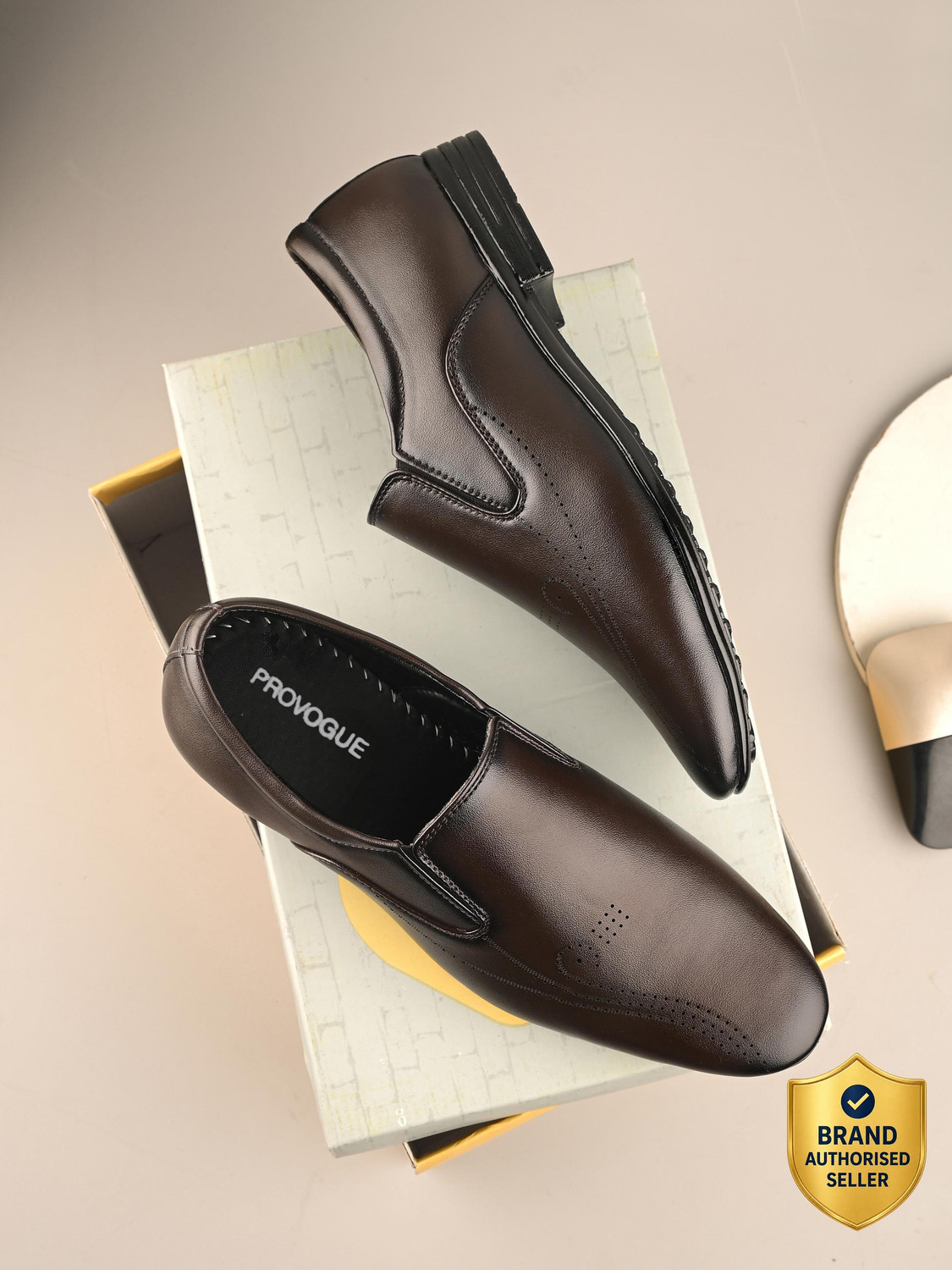 Image of PROVOGUE Office Wear Comfortable Loafers For Men