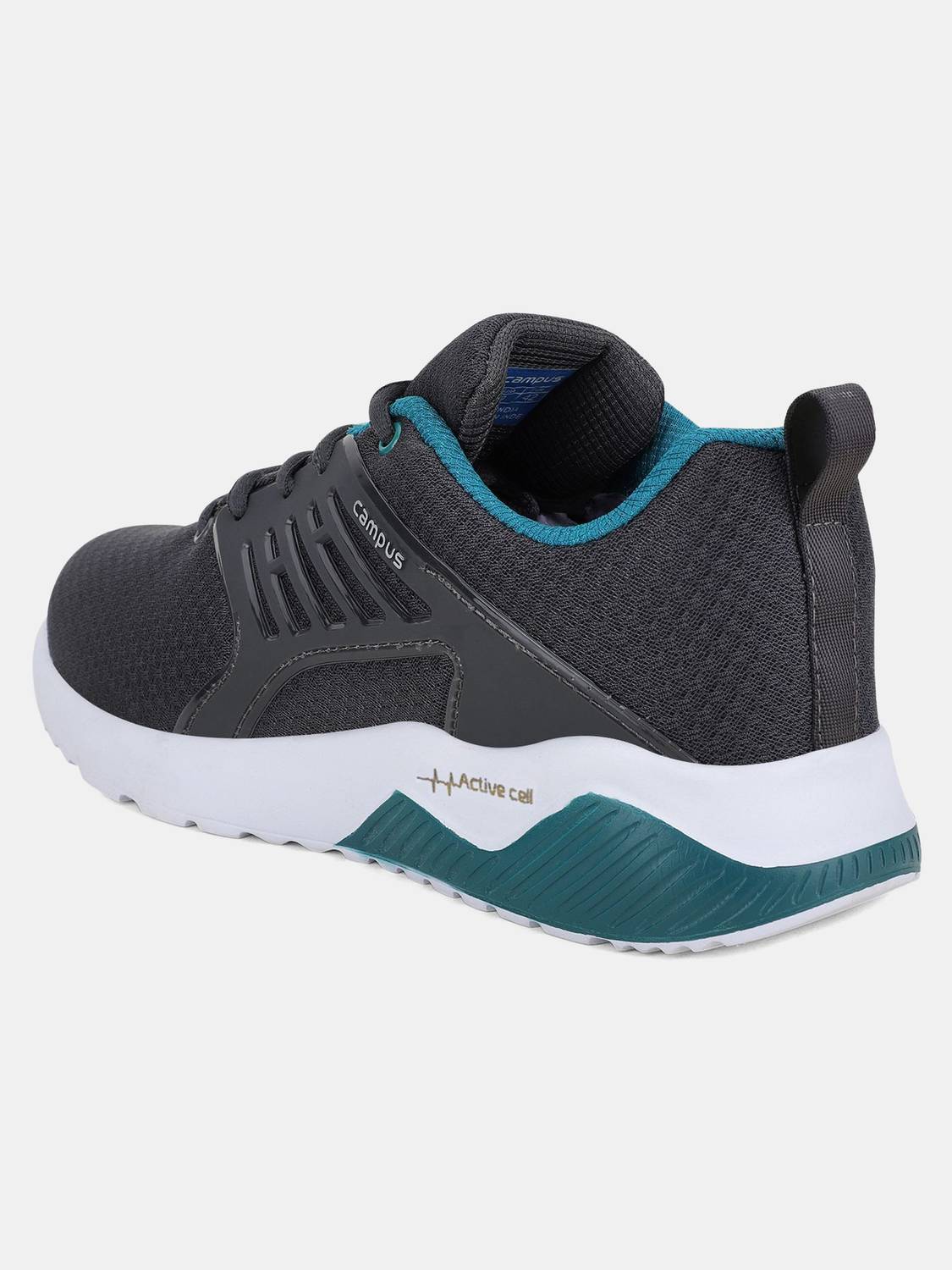 CAMPUS CRYSTA PRO Gray Running Shoes For Men - Image 5