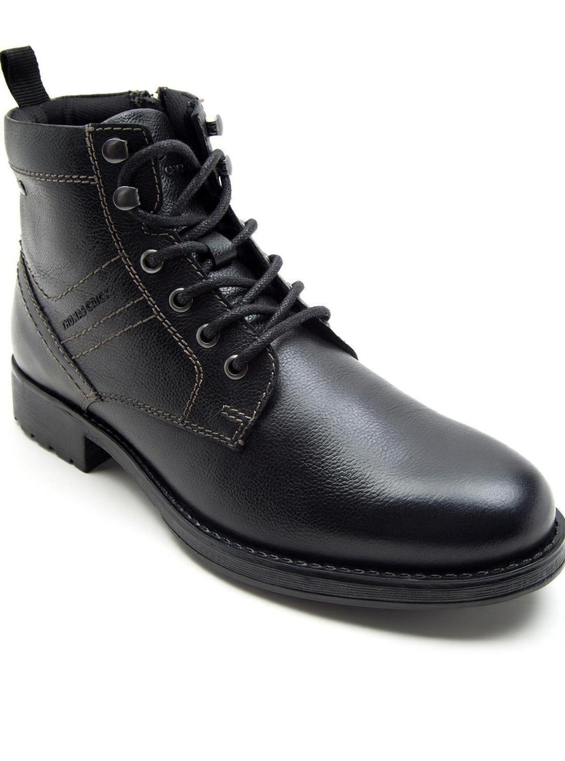 Image of THOMAS CRICK Ultimate Durable Stylish Outdoor Leather Biker Boots For Men