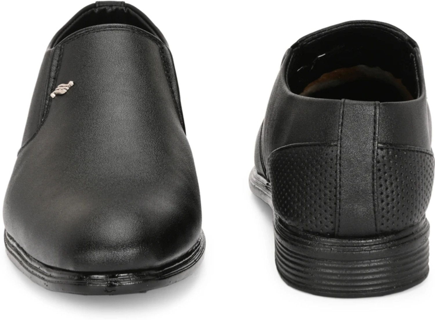 Image of STIFRON Black Slip On formal shoes /Trending formal /Comfortable Party Wear For Men