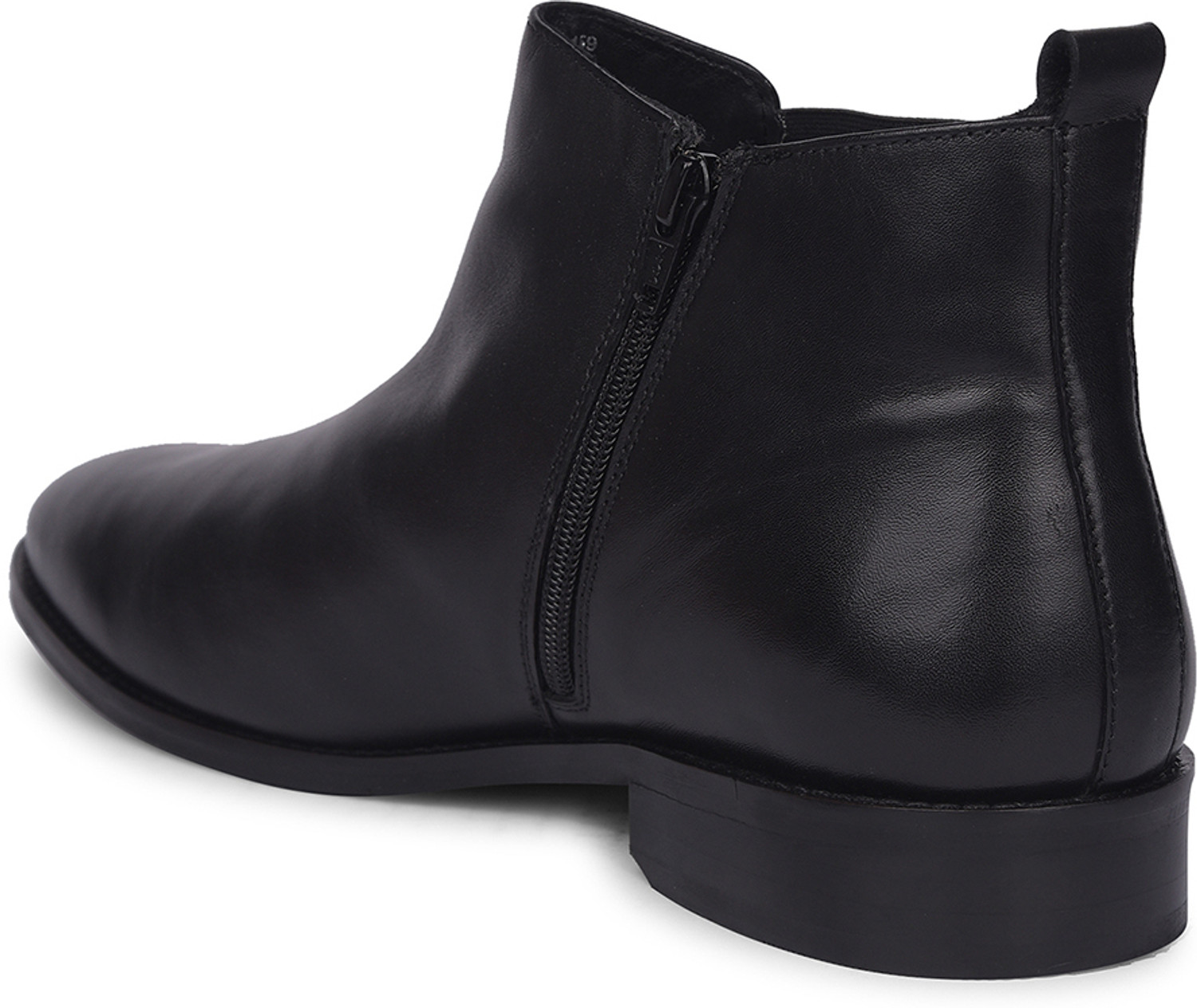 Image of HUSH PUPPIES Hush Puppies 8046 AIDEN Black Mid Ankle boots for Men Boots For Men