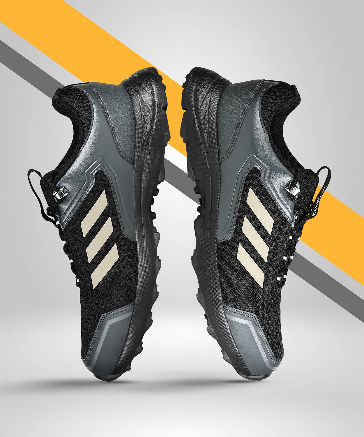 ADIDAS TREK HOST Hiking Shoes for Men - Black