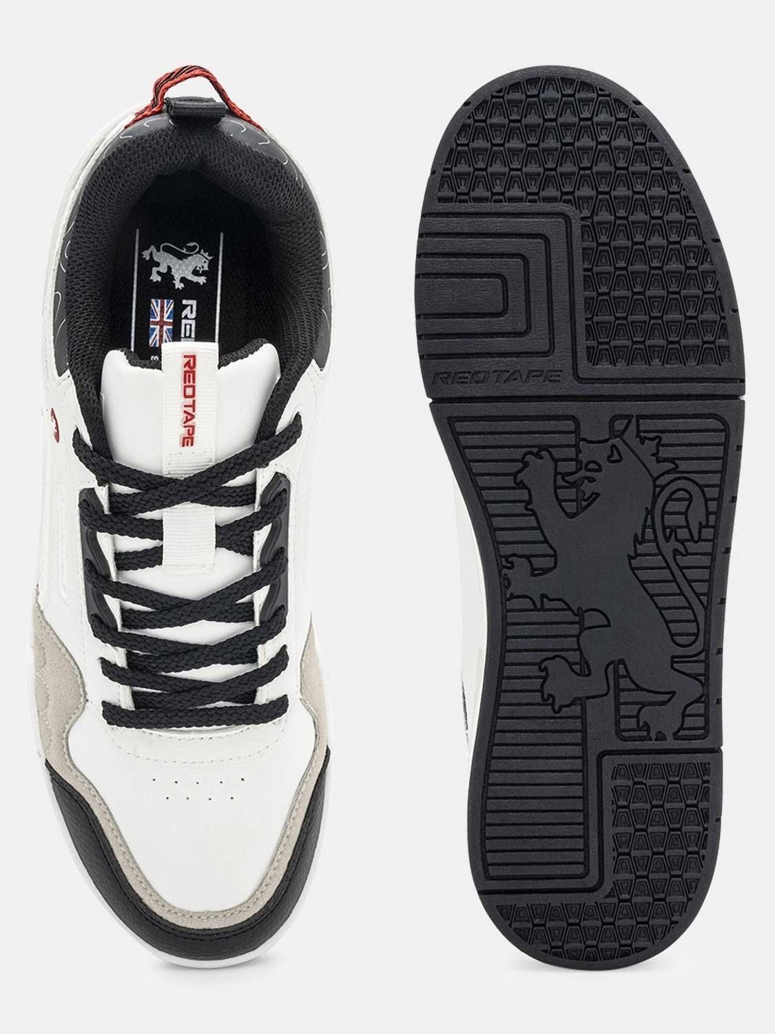 RED TAPE Men's Red Casual Sneakers - Image 5