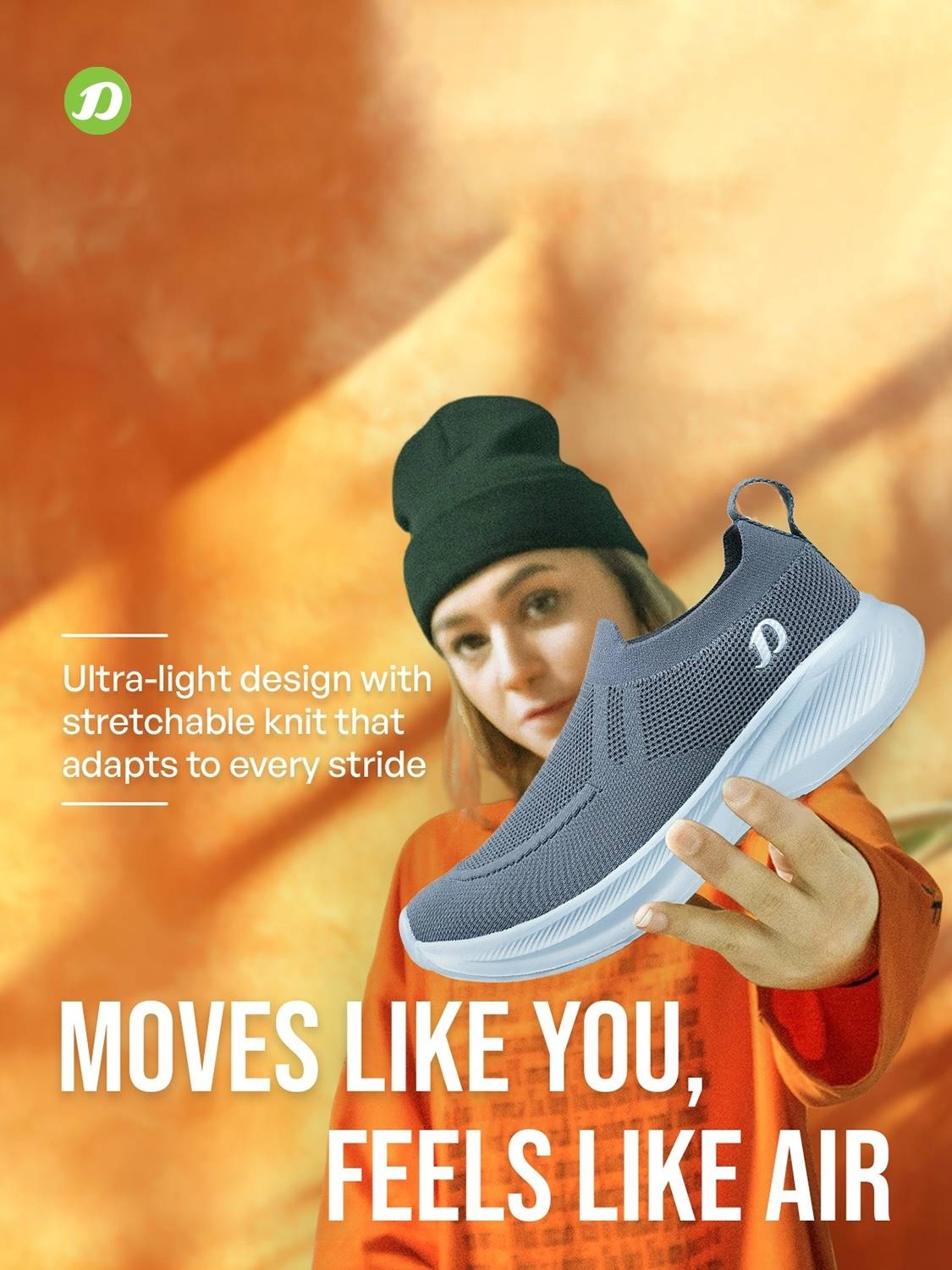 DOCTOR EXTRA SOFT Men's Gray Sport Shoes - Image 3