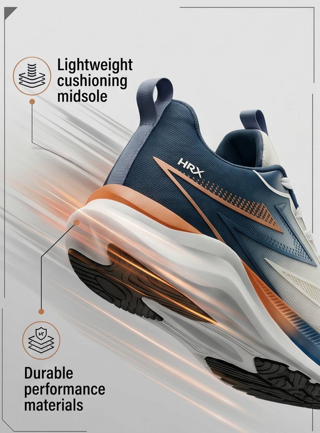 HRX by Hrithik Roshan Men's Running Shoes - Image 3