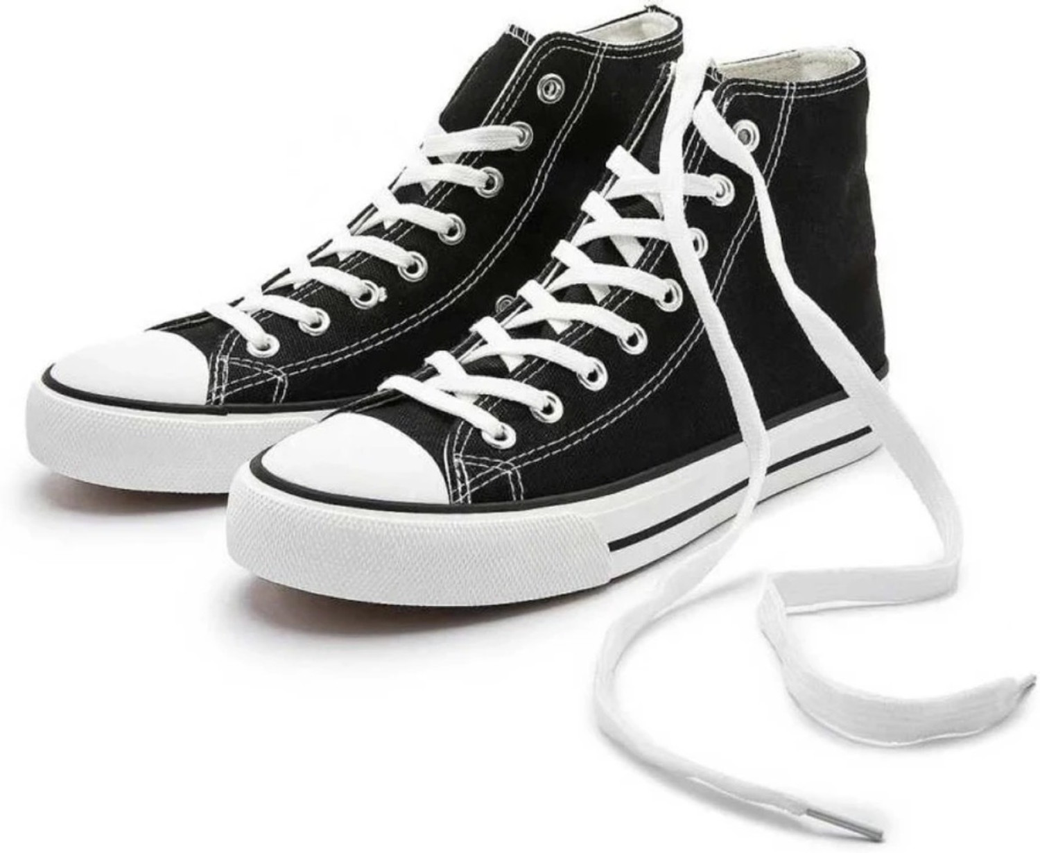 Image of HOCKWOOD Street Smart Sneakers Sneakers For Men (Black, White, 9)