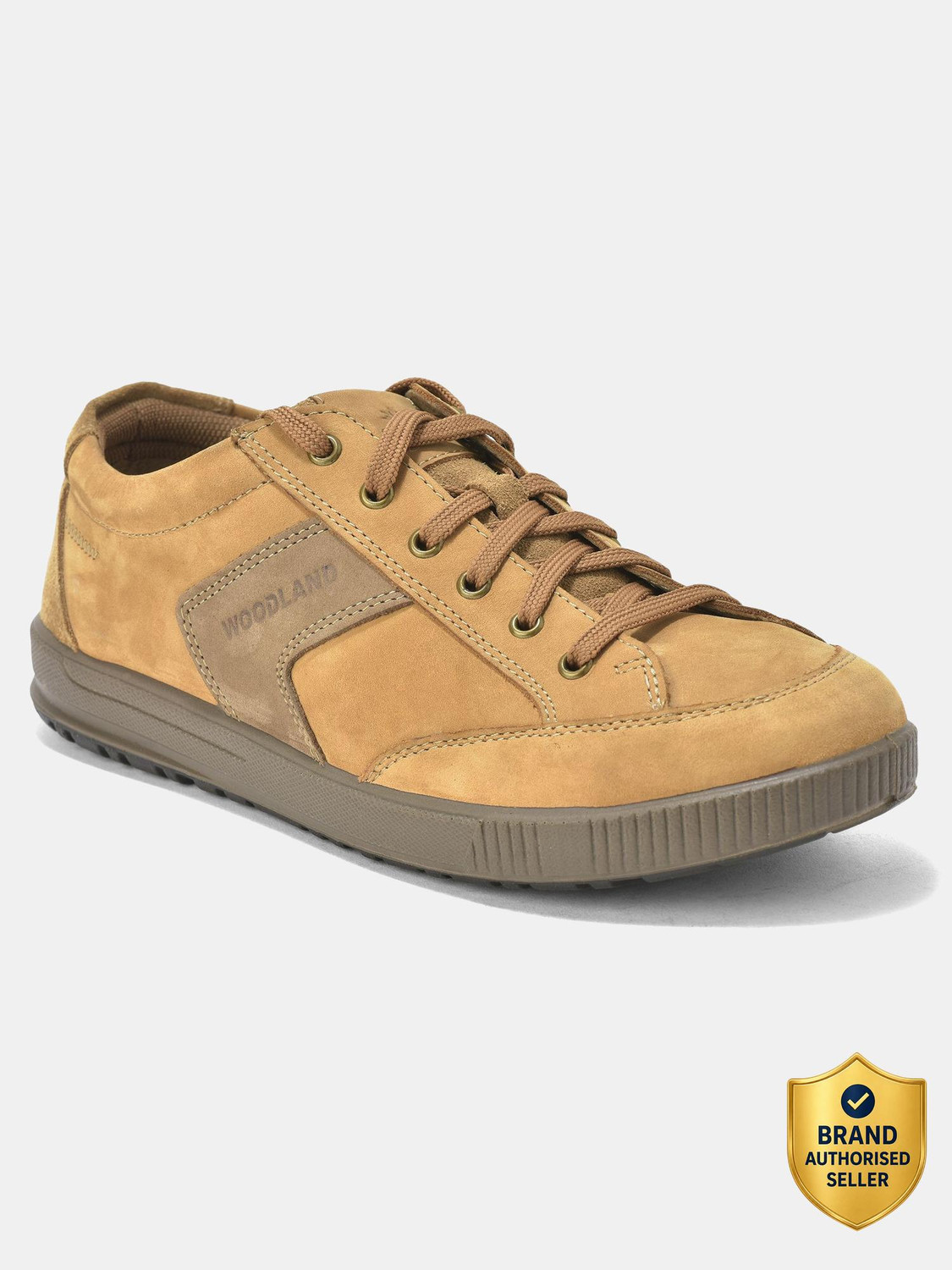 Image of WOODLAND Lace Up Lightweight Breathable Comfortable Daily Use Casuals For Men