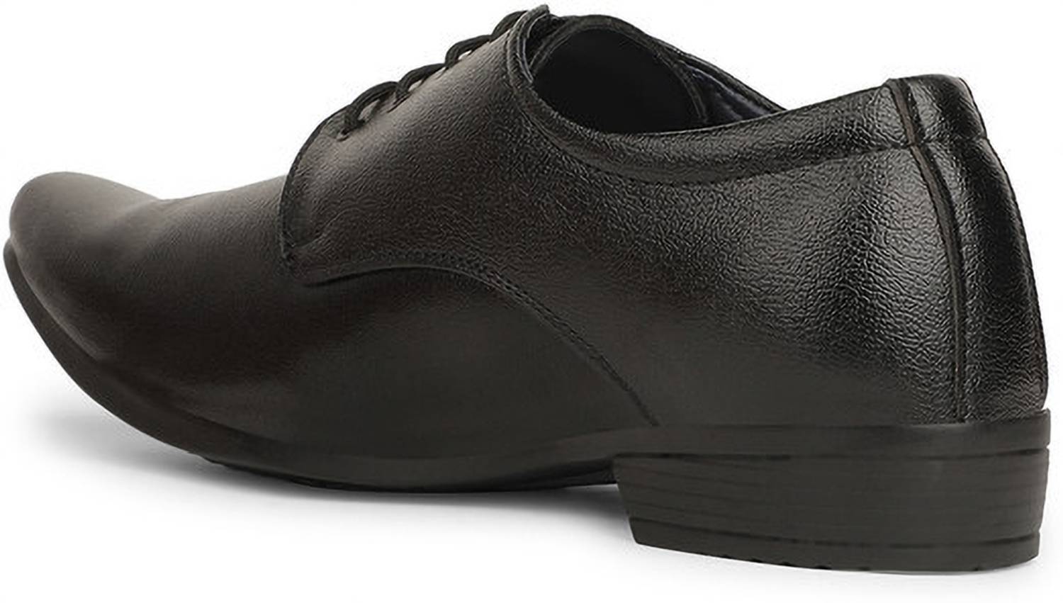 Bata Men's Black Derby Shoes - Image 4