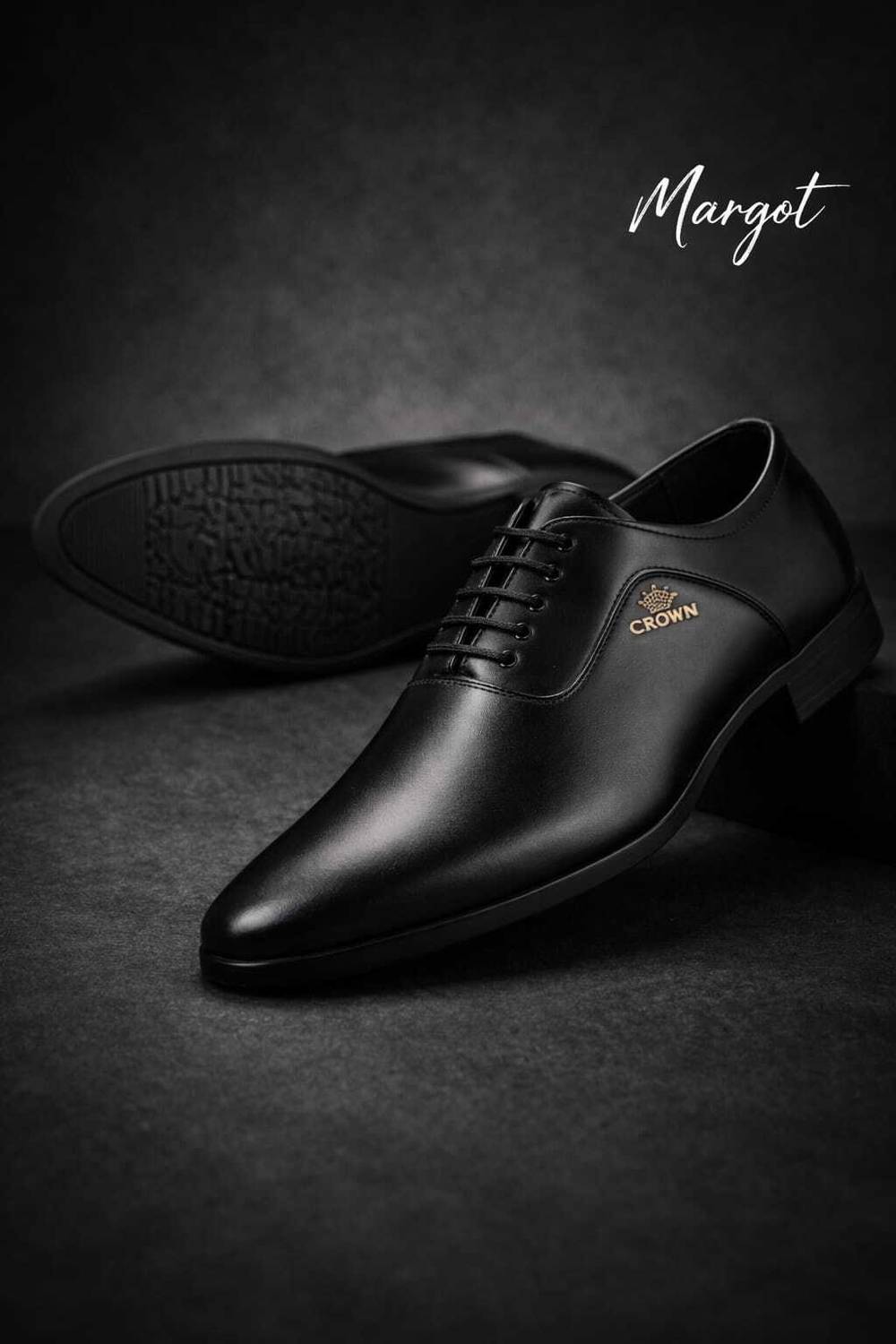 Leevax Men’s Classic Black Formal Shoes Outdoors For Men