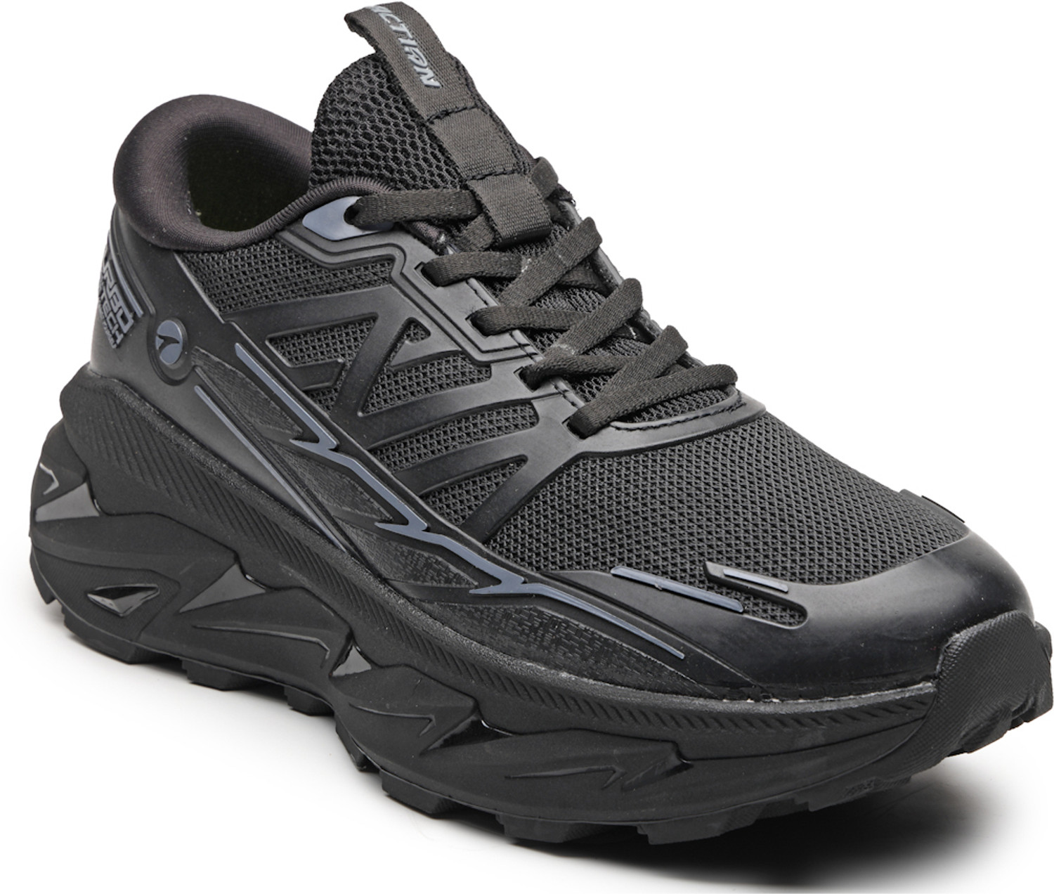 Image of action Athleo TURBO-2201 Lightweight Breathable Comfortable Sports Lace-Ups Running Shoes For Men