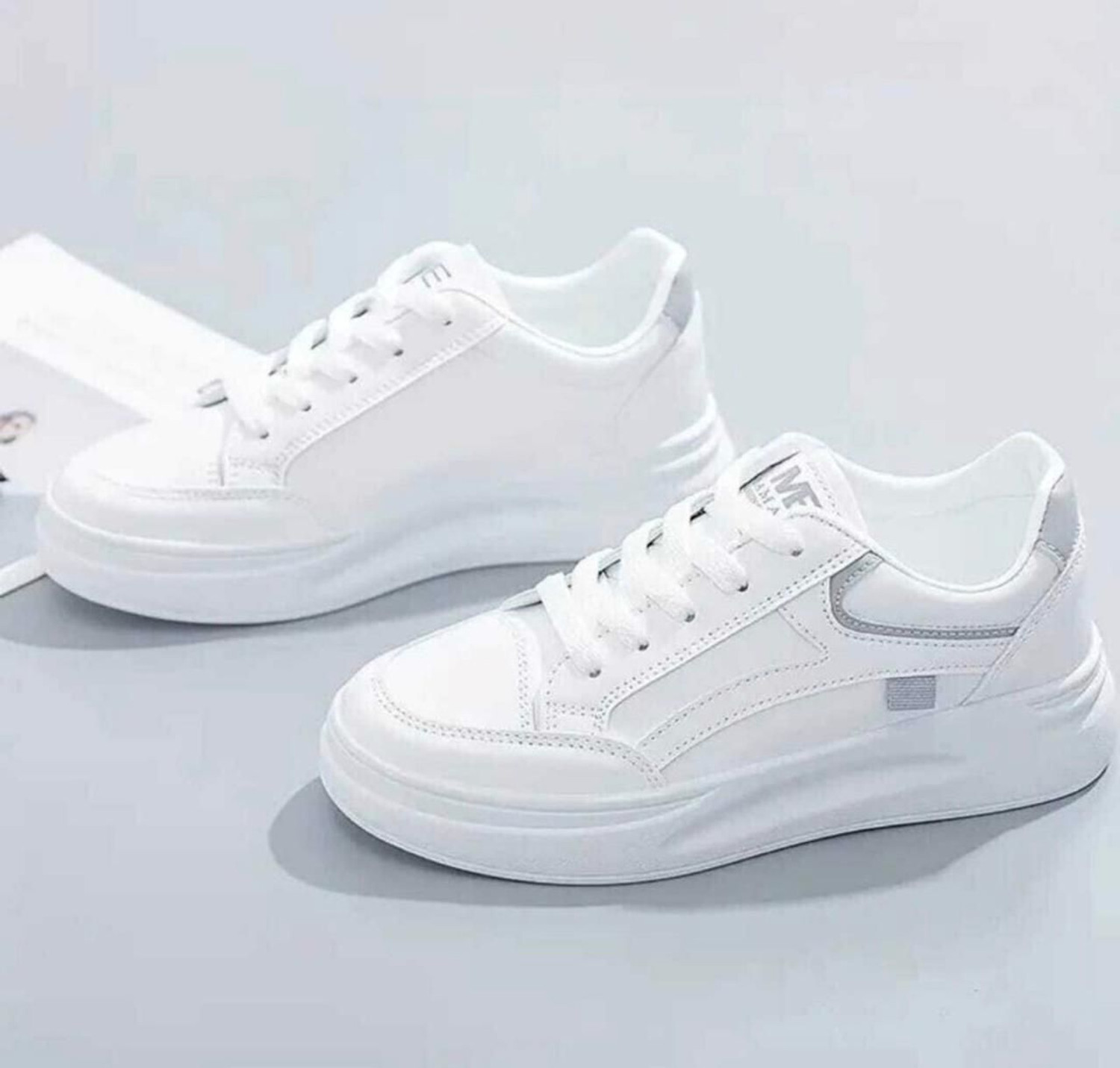 Image of KEEYLESS Trendy White Stylish Casual Shoes For Women