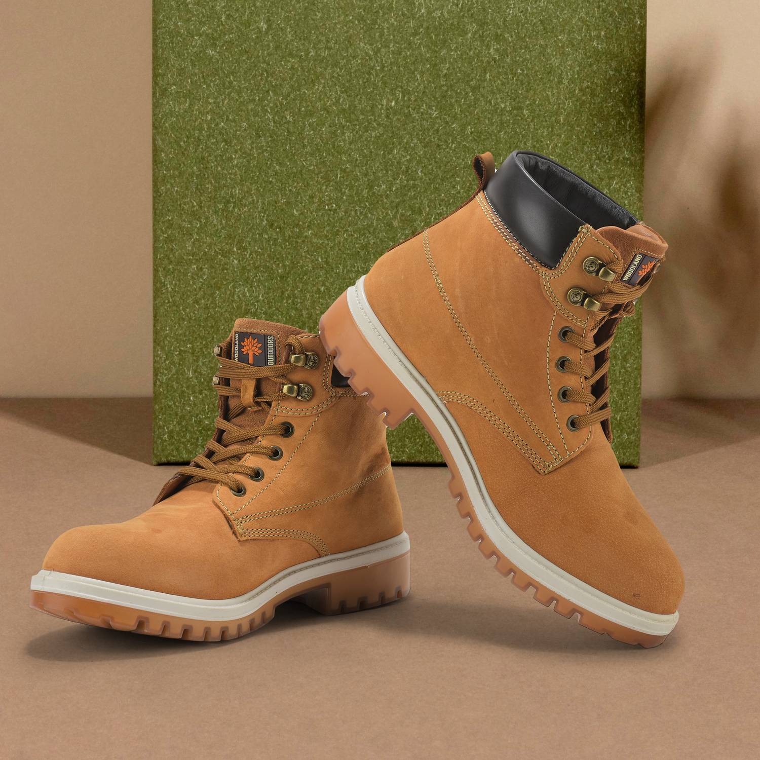 WOODLAND Men's Outdoor High Ankle Boots - Image 3