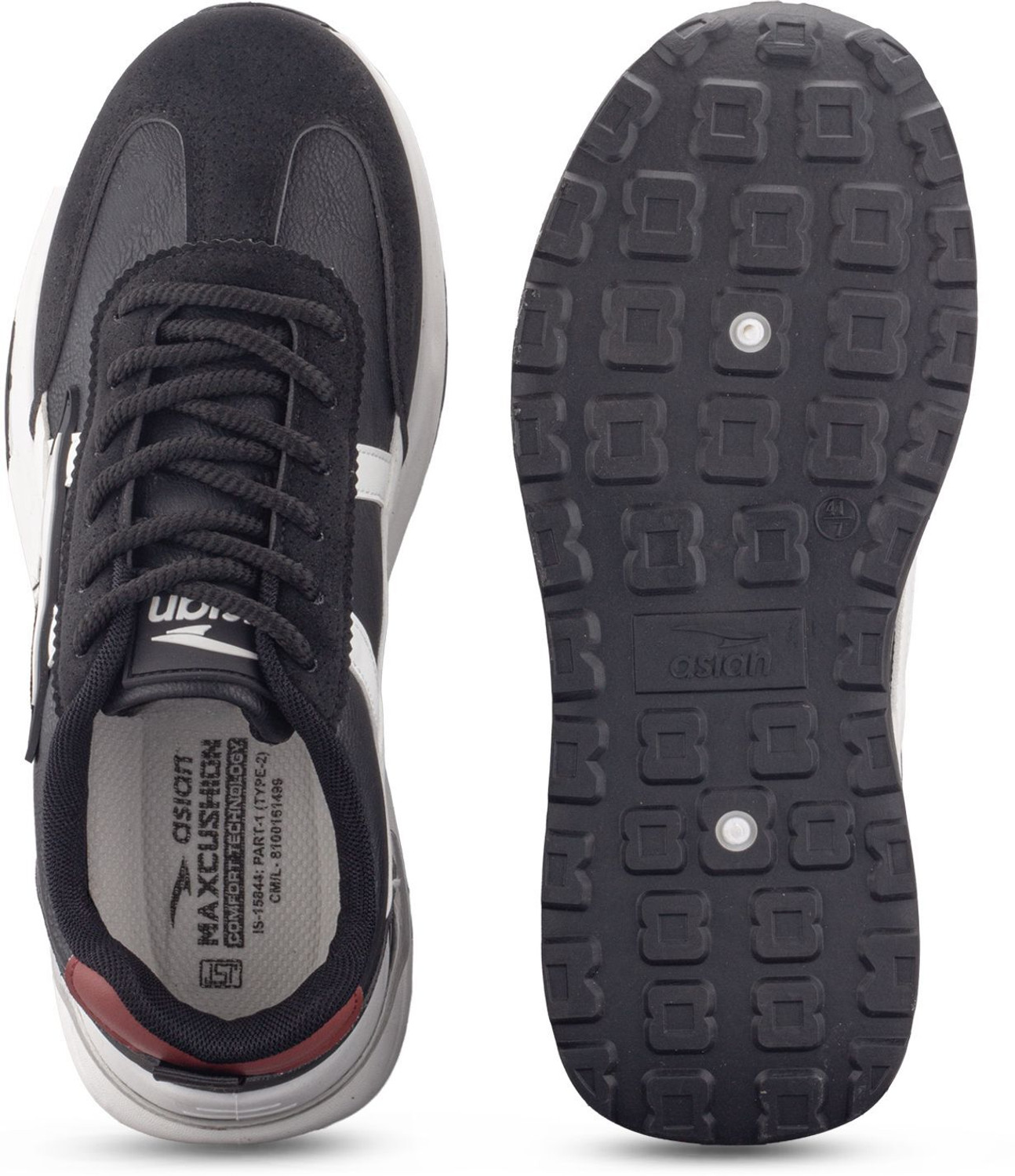 Image of asian Python-04 Men's Sporty Sneakers with Max Cushion Comfort and Superior Grip Sneakers For Men