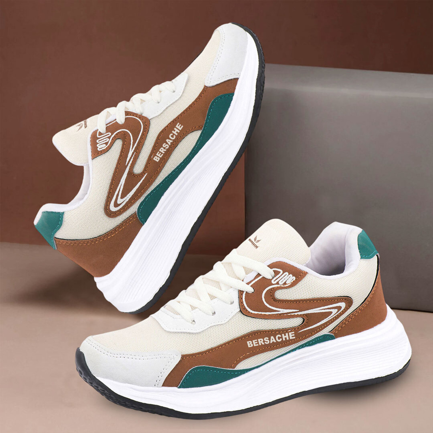 Image of BERSACHE Casual Sneaker shoe for Men|Cushioned Insole,Slip-Resistance Casuals For Men Sneakers For Men