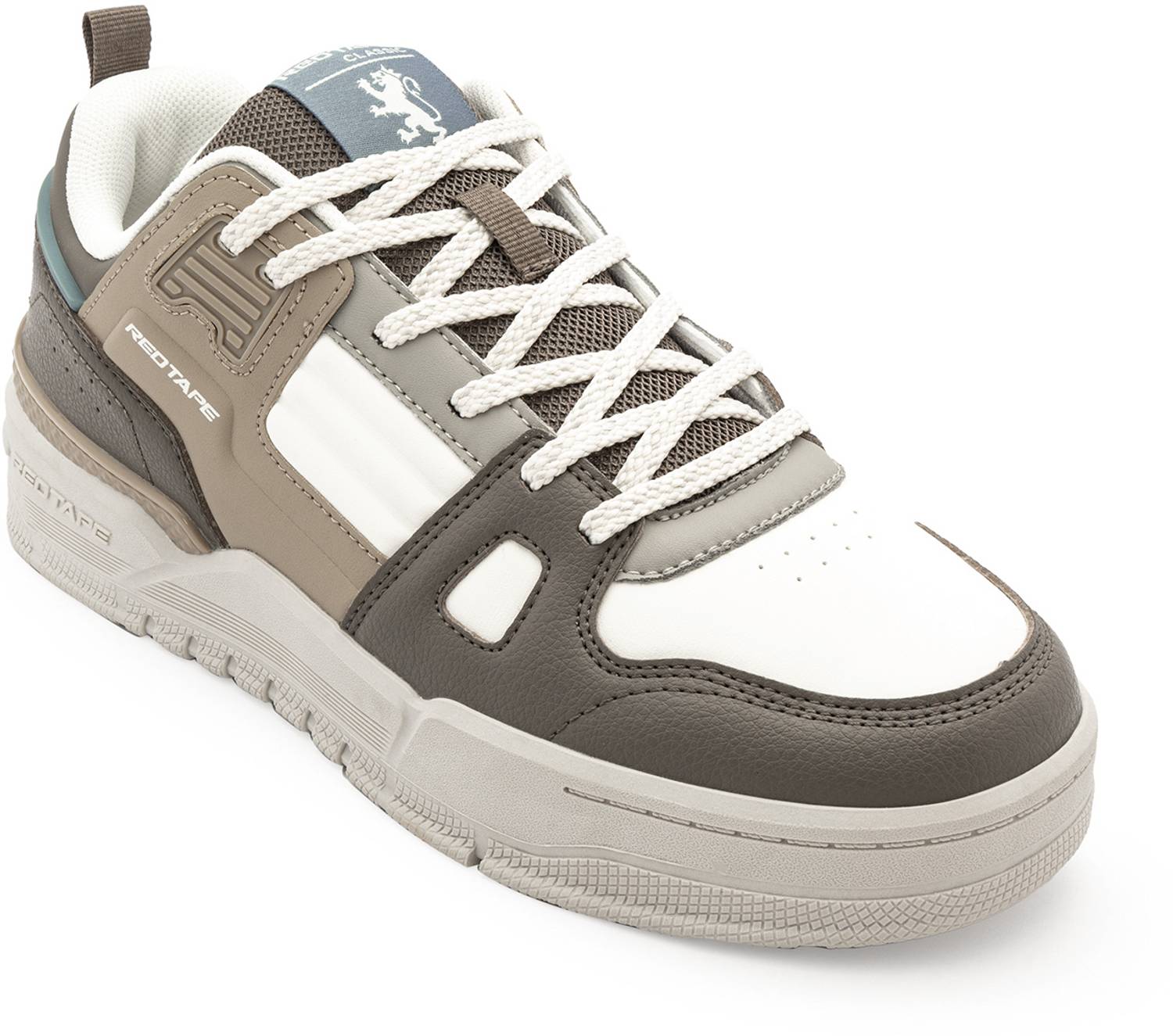 RED TAPE Men's Brown Low Cut Sneaker - Image 1