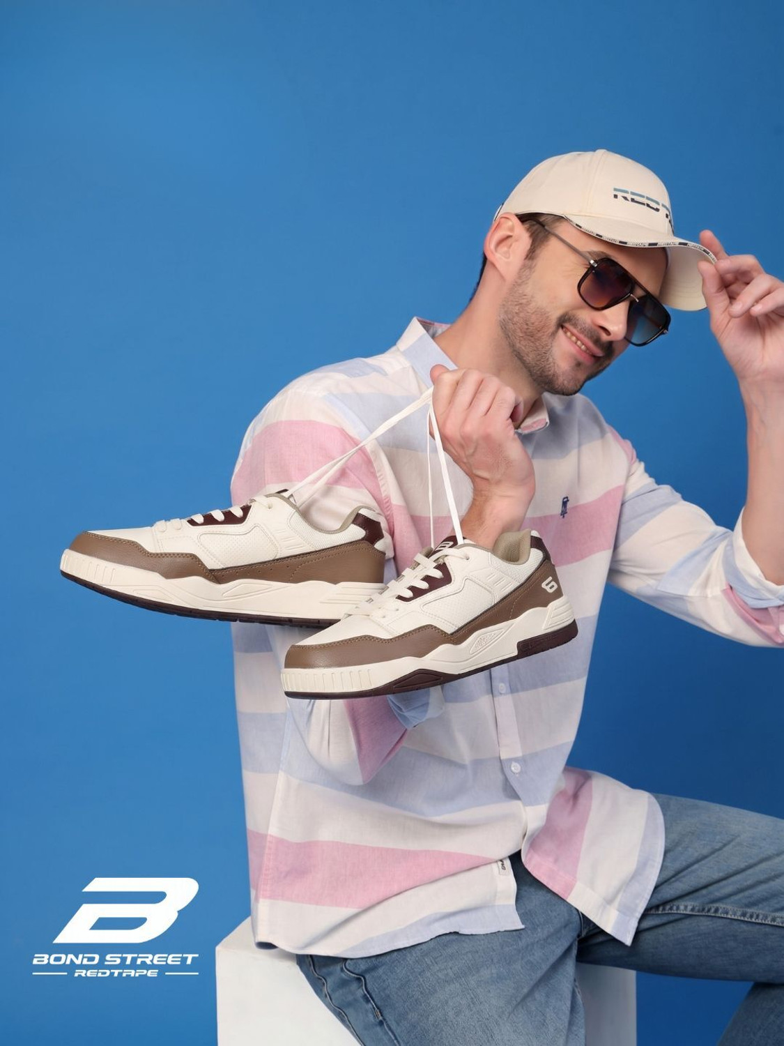 Image of Bond Street By Red Tape Men's Casual Sneakers | Lightweight, Stylish & Comfort Sneakers For Men