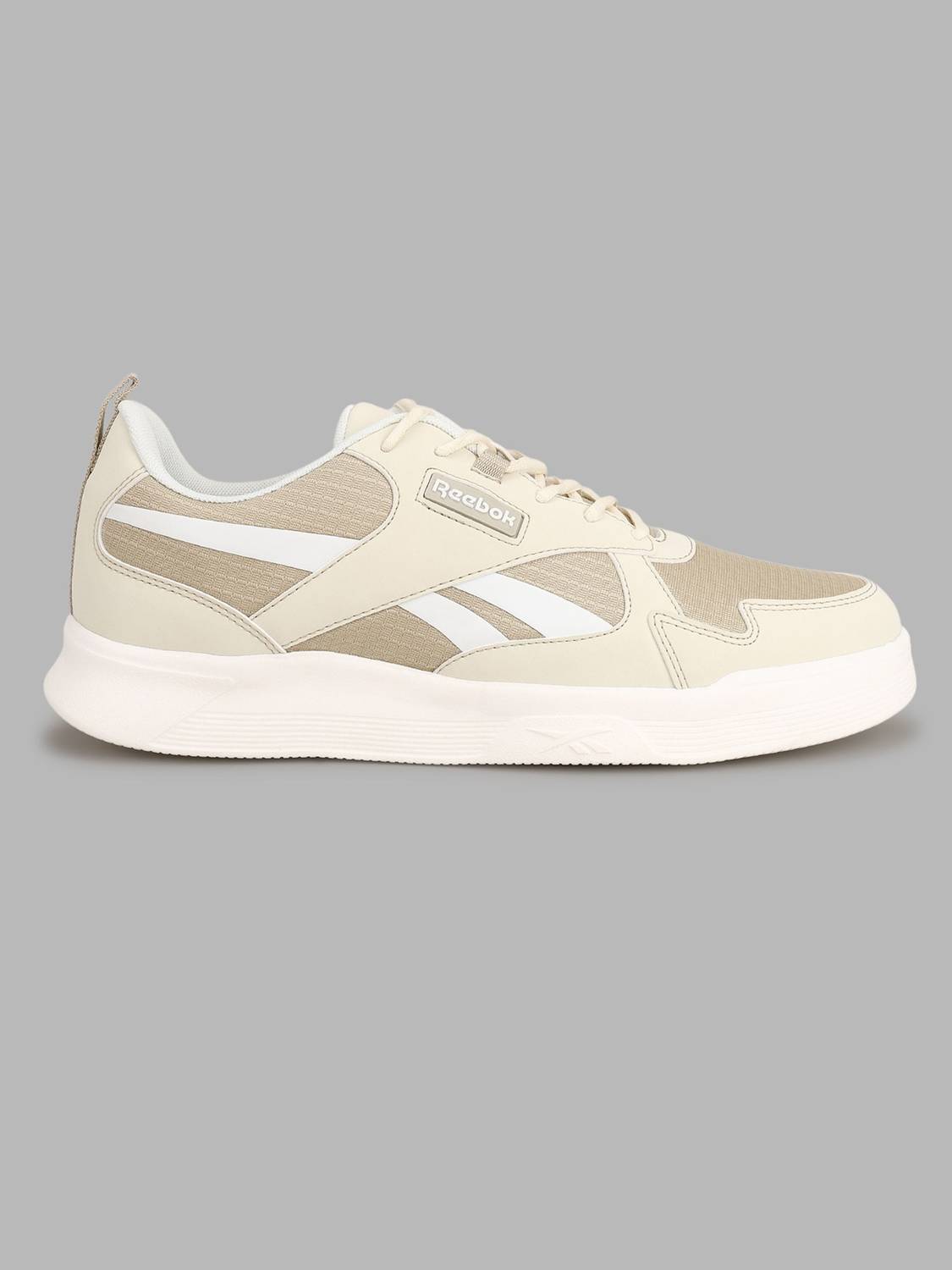 REEBOK Streetcourt Vortex Men's Beige Sneakers - Image 4