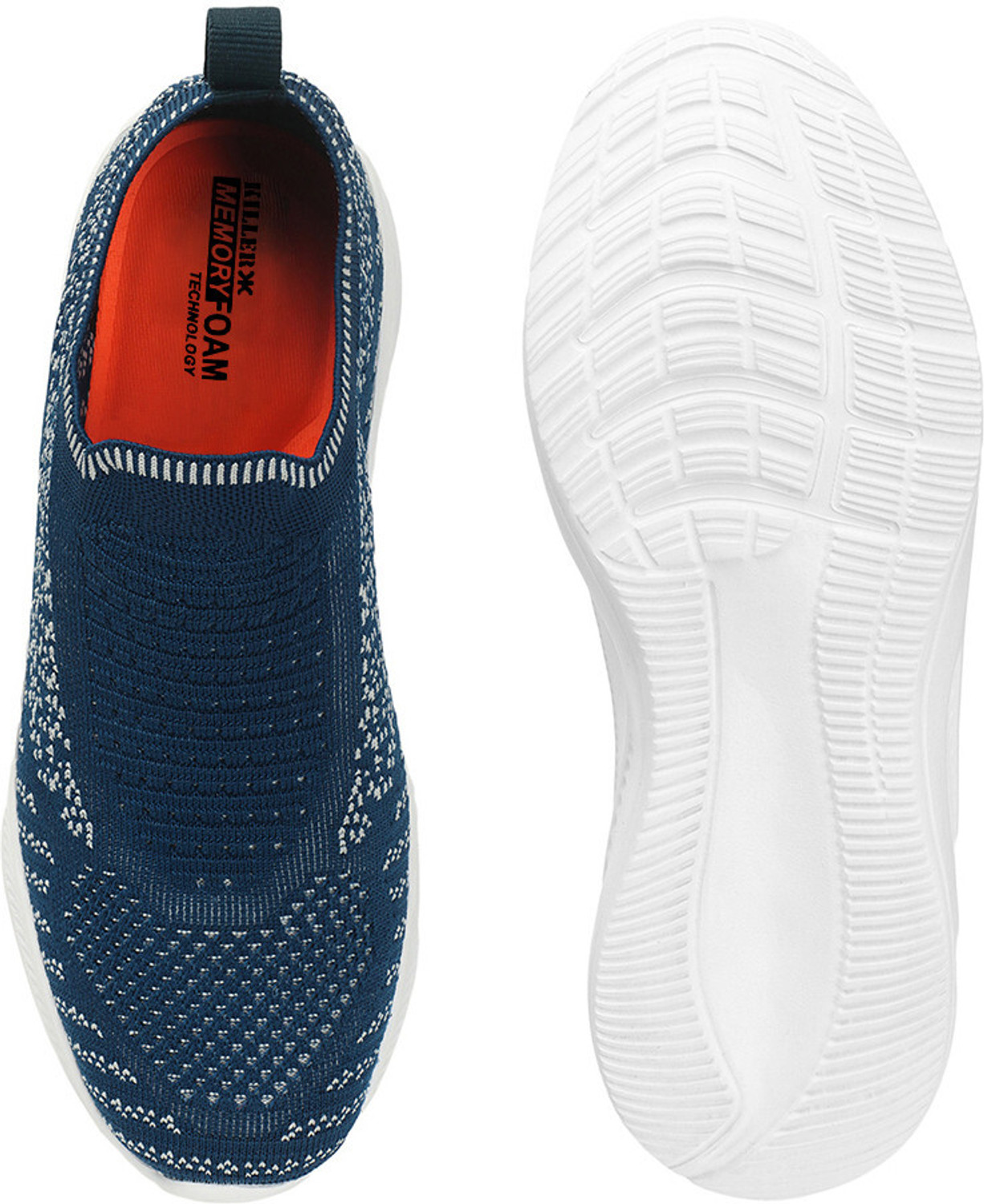 Image of KILLER FOSTER EVA blue grey Walking Shoes For Men