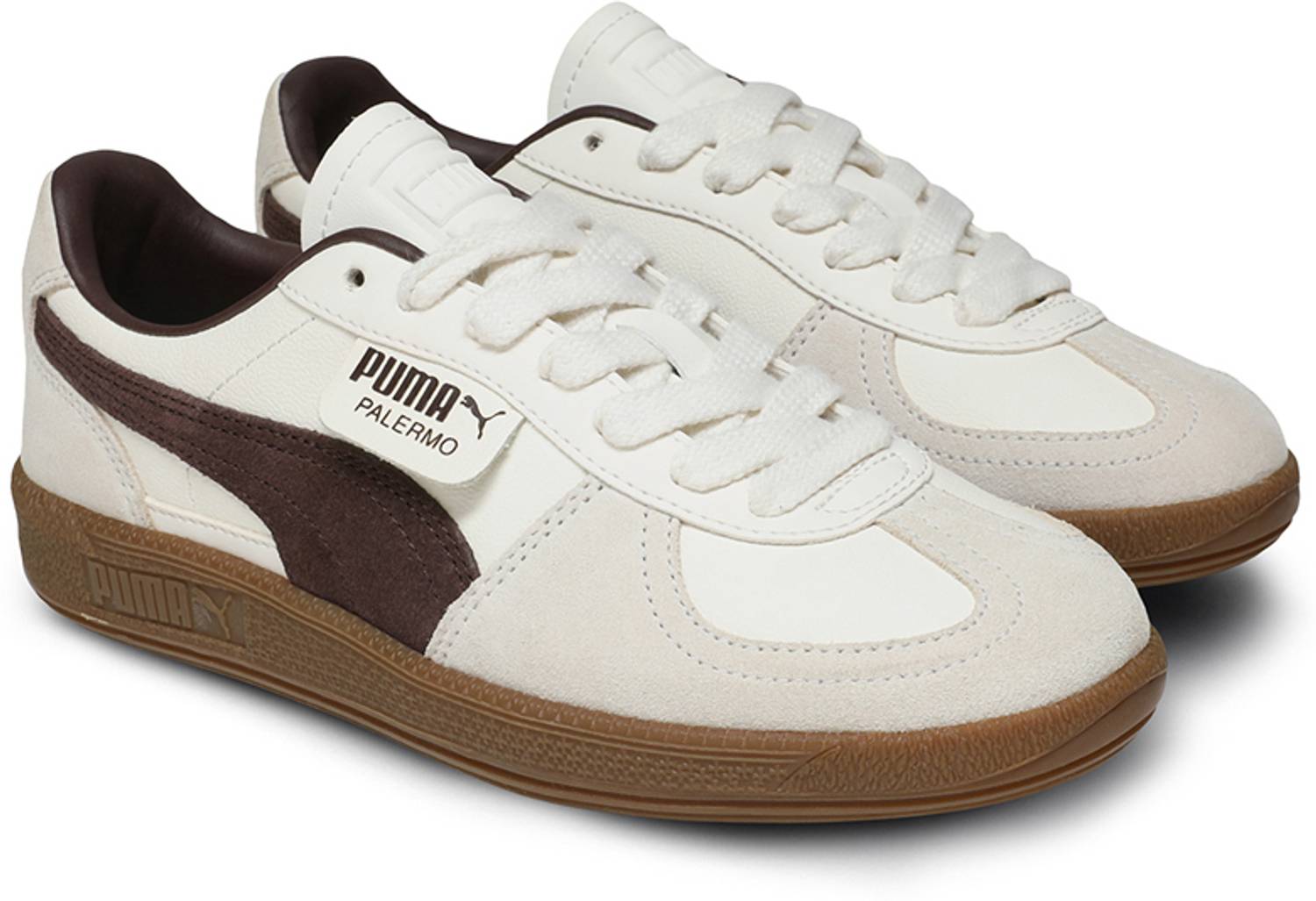 PUMA Palermo Lth White Sneakers For Men