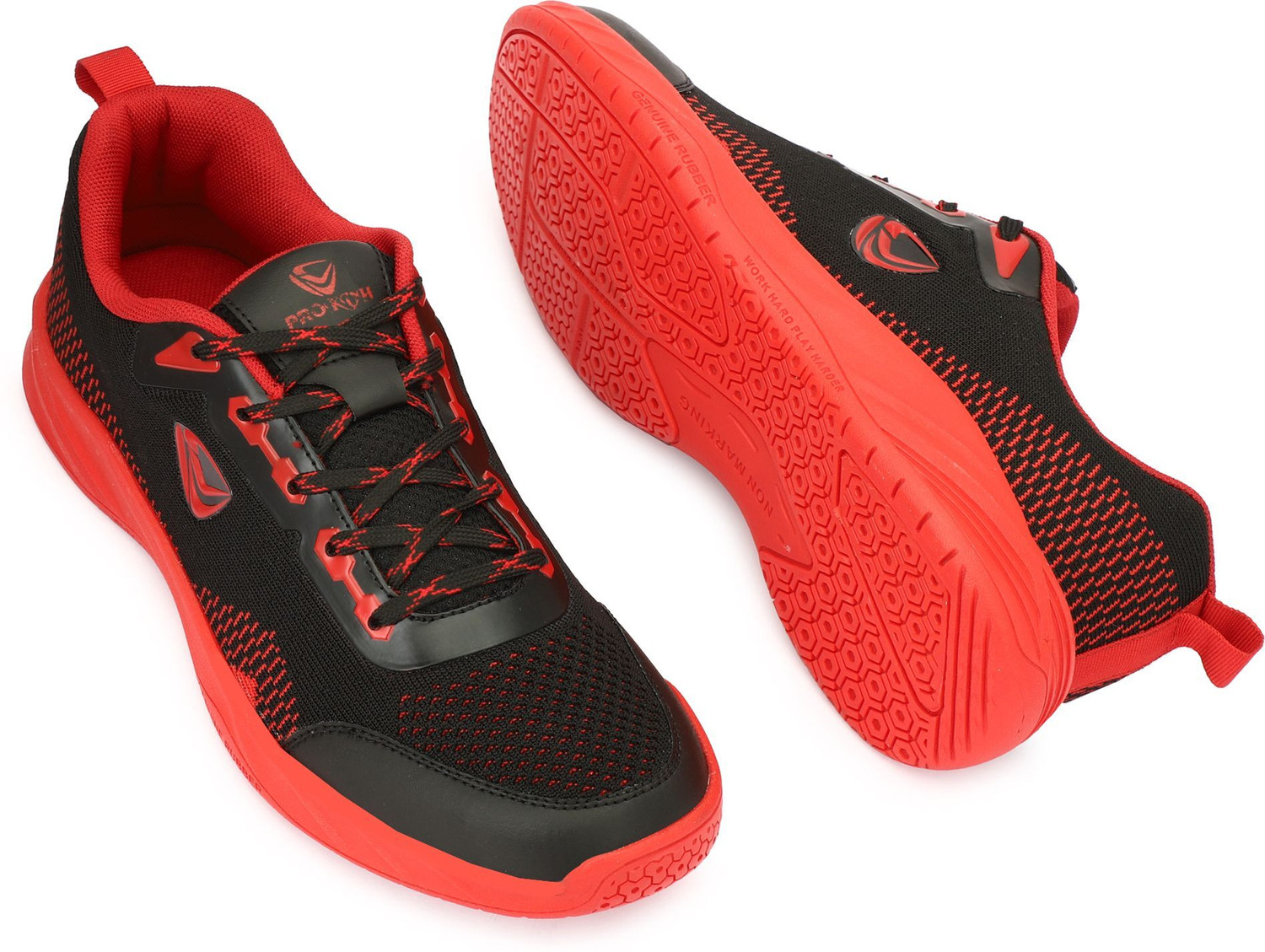 Image of PRO KVH Court Flyer 2.0 Non-Marking Indoor Court Breathable, Cushioned, Durable Badminton Shoes For Men