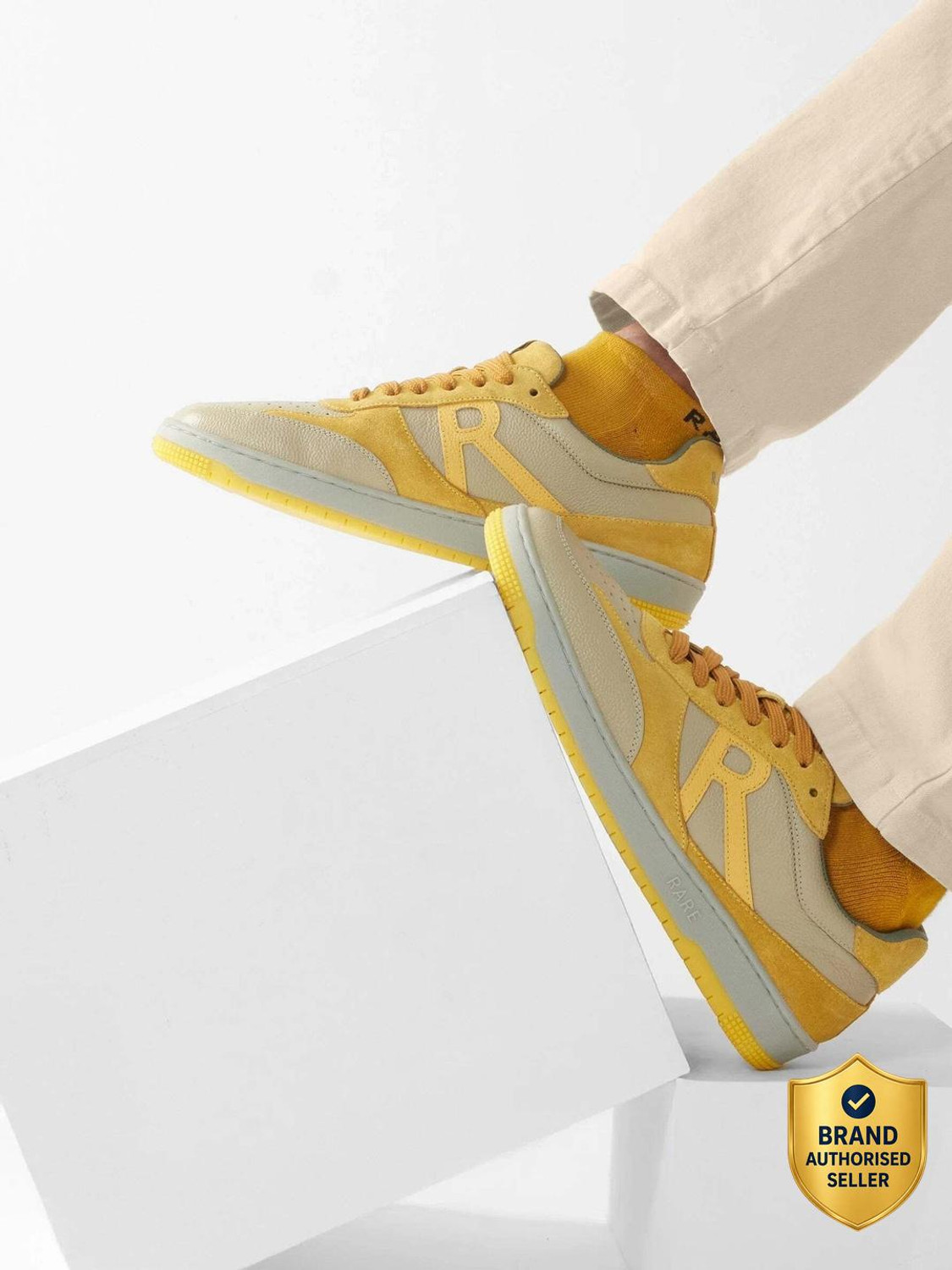 RARE RABBIT PARALLAX SAGE / YELLOW PRIMARY Sneakers For Men