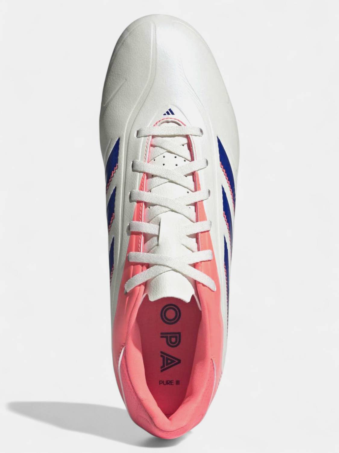 Adidas Copa Pure III Club FG/MG Football Shoes For Men, White - Image 4