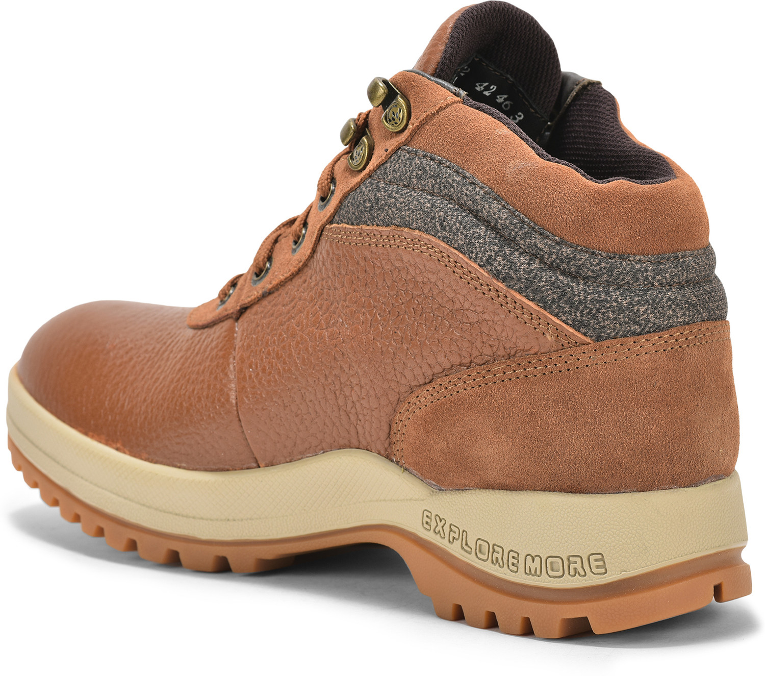 Image of WOODLAND Outdoor Durable Comfortable Everyday High Ankle Boots For Men