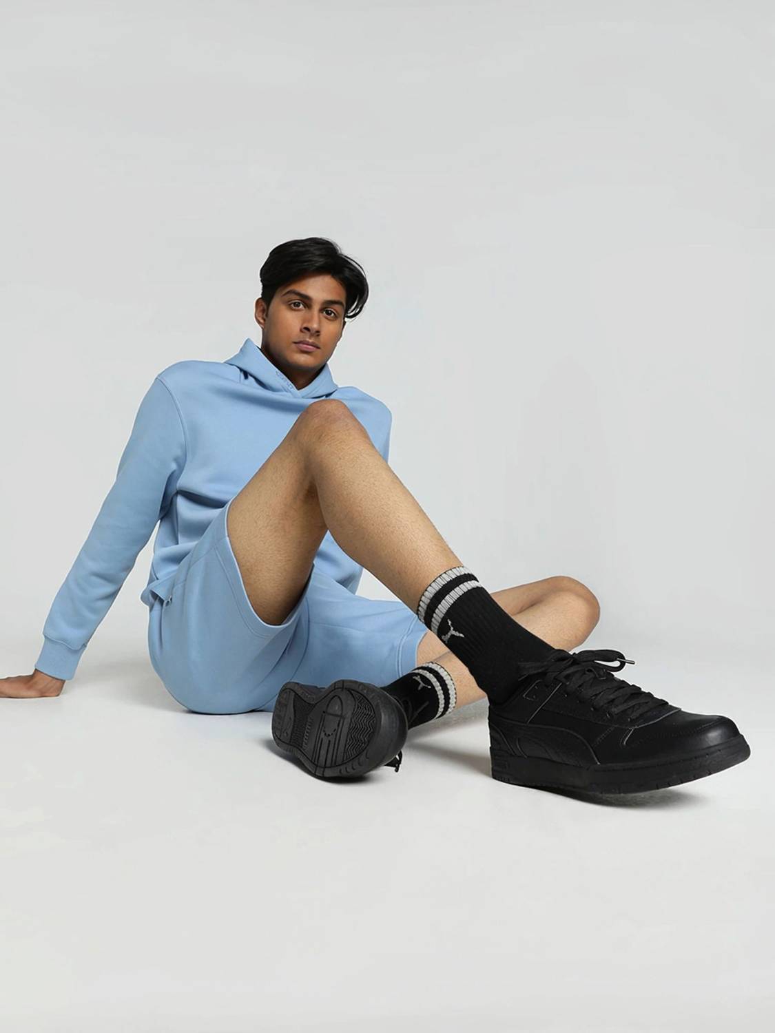 PUMA Court Shatter Low Black Sneakers For Men - Image 2