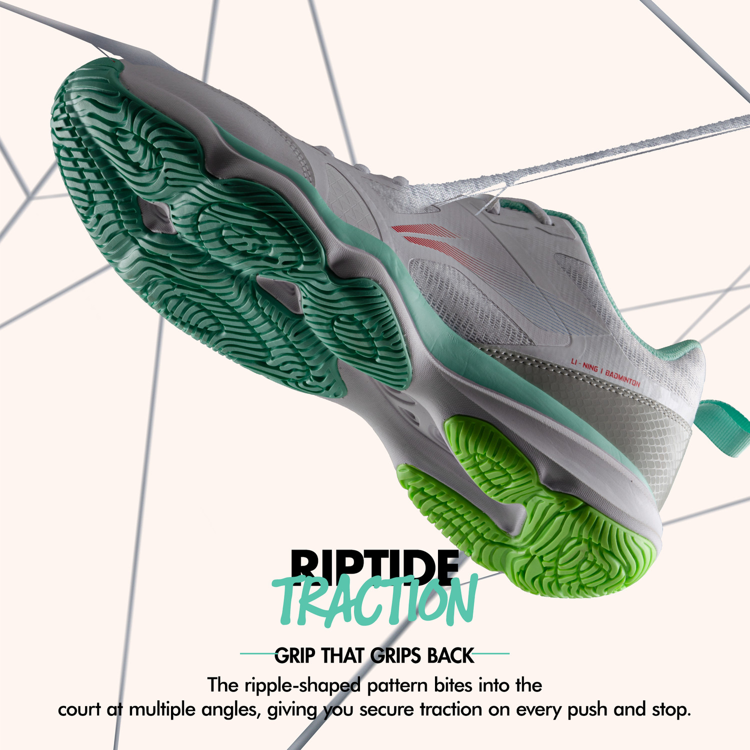 Image of LI-NING Ranger Force Non Marking Badminton Shoes | Lightweight, Breathable & Durable Badminton Shoes For Men