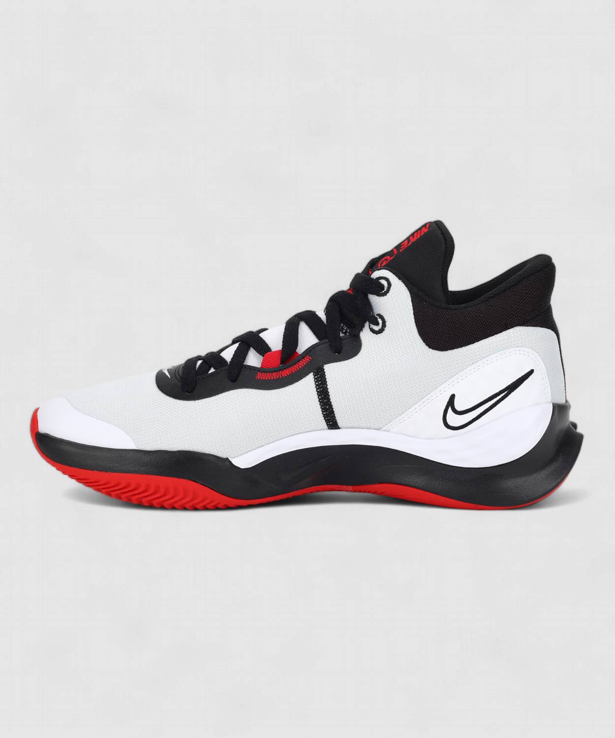 Nike Renew Elevate III Basketball Shoes For Men - White - Image 3
