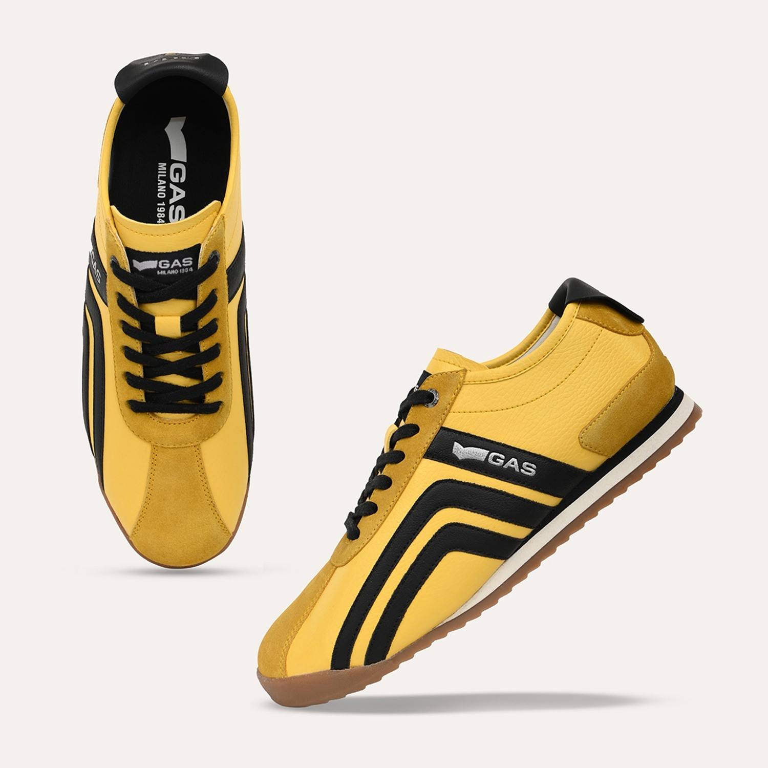 GAS HoloStride Sneakers for Men - Yellow