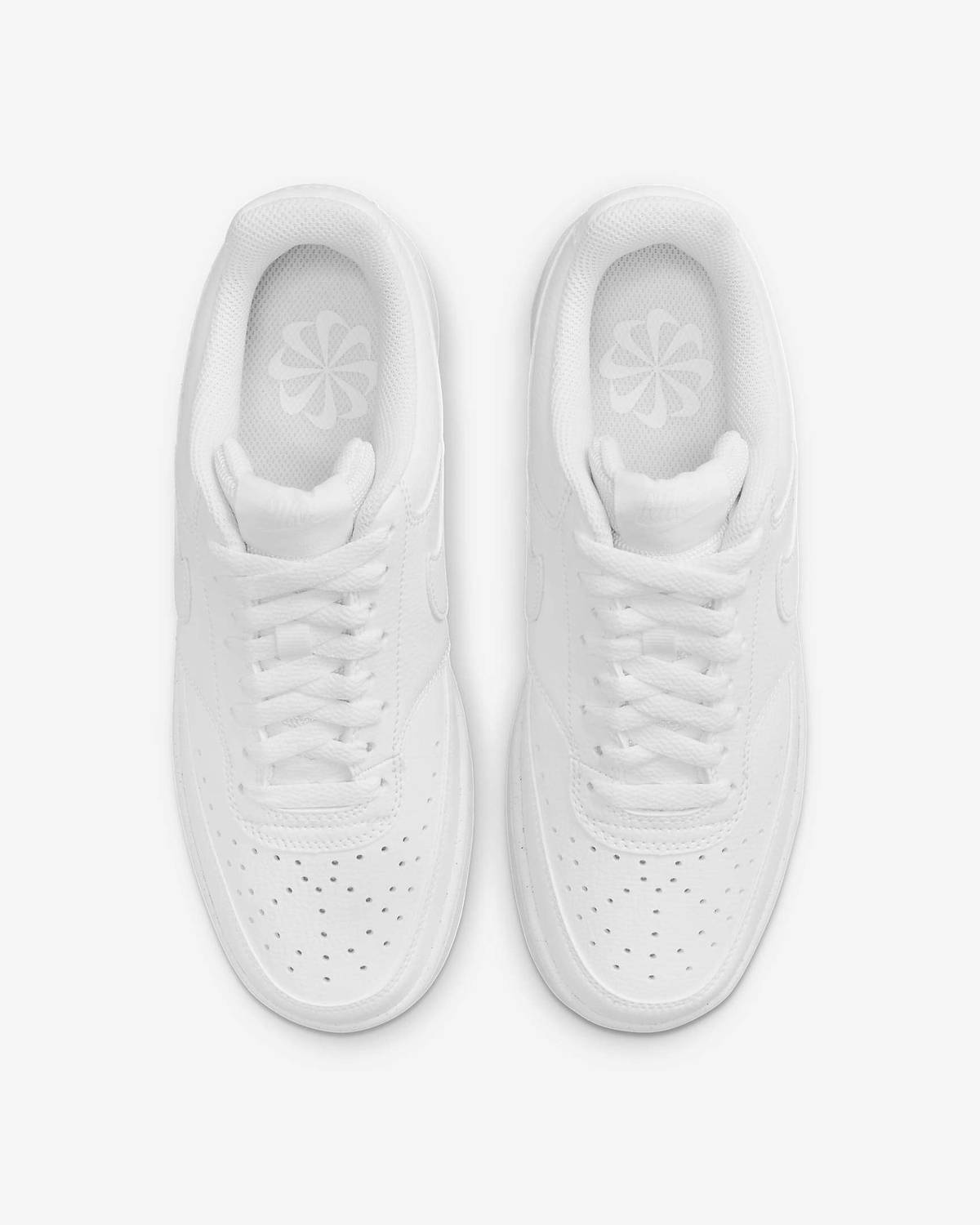 NIKE Women's Court Vision Lo NN Sneakers White - Image 4