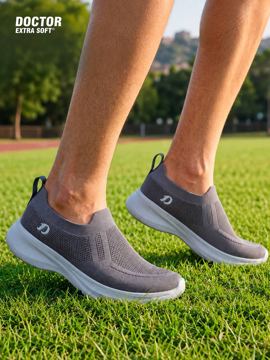 DOCTOR EXTRA SOFT Sports Shoes with Memory Foam Cushioned Insole Running Gym Training D-2008 Casuals For Men