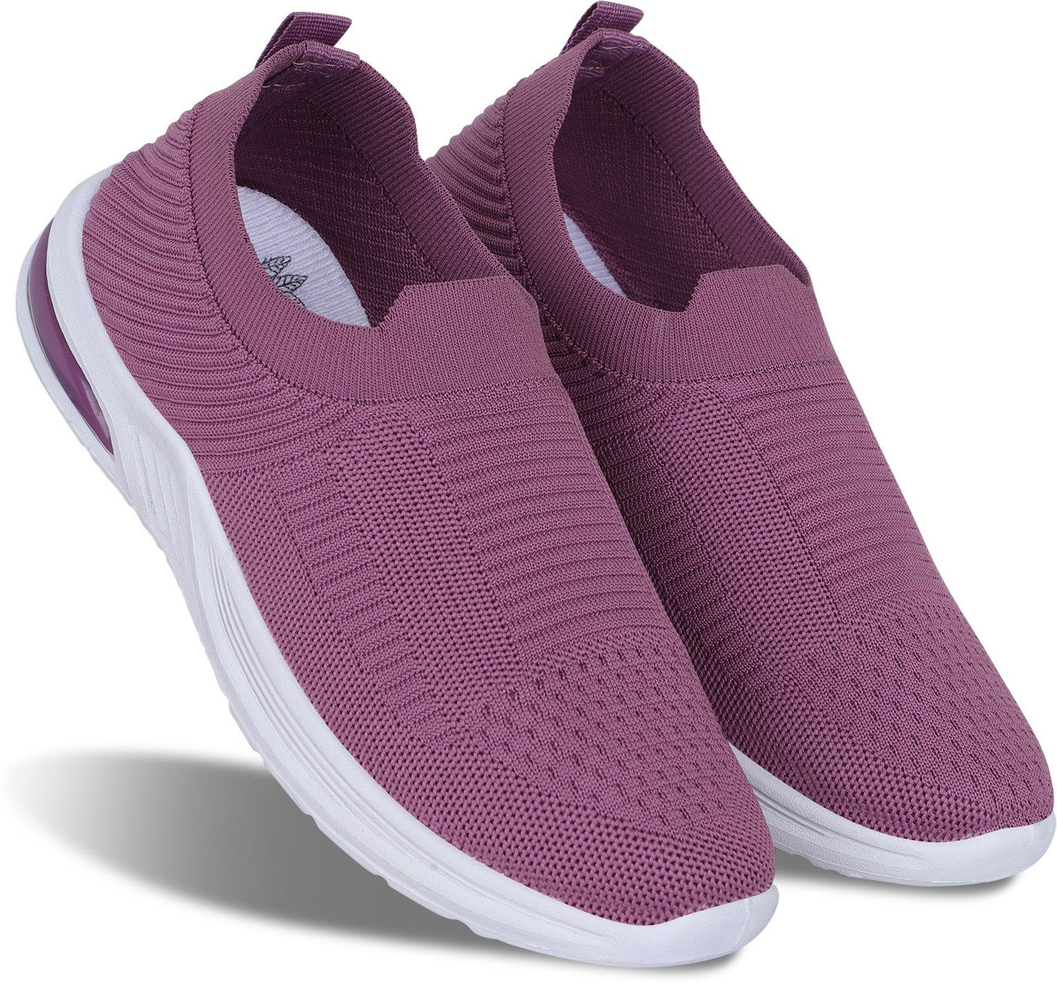 Image of fooinQ Women Gym & Running Shoes Lightweight Breathable Cushioned Comfort AntiSlip Sole Slip On Sneakers For Women