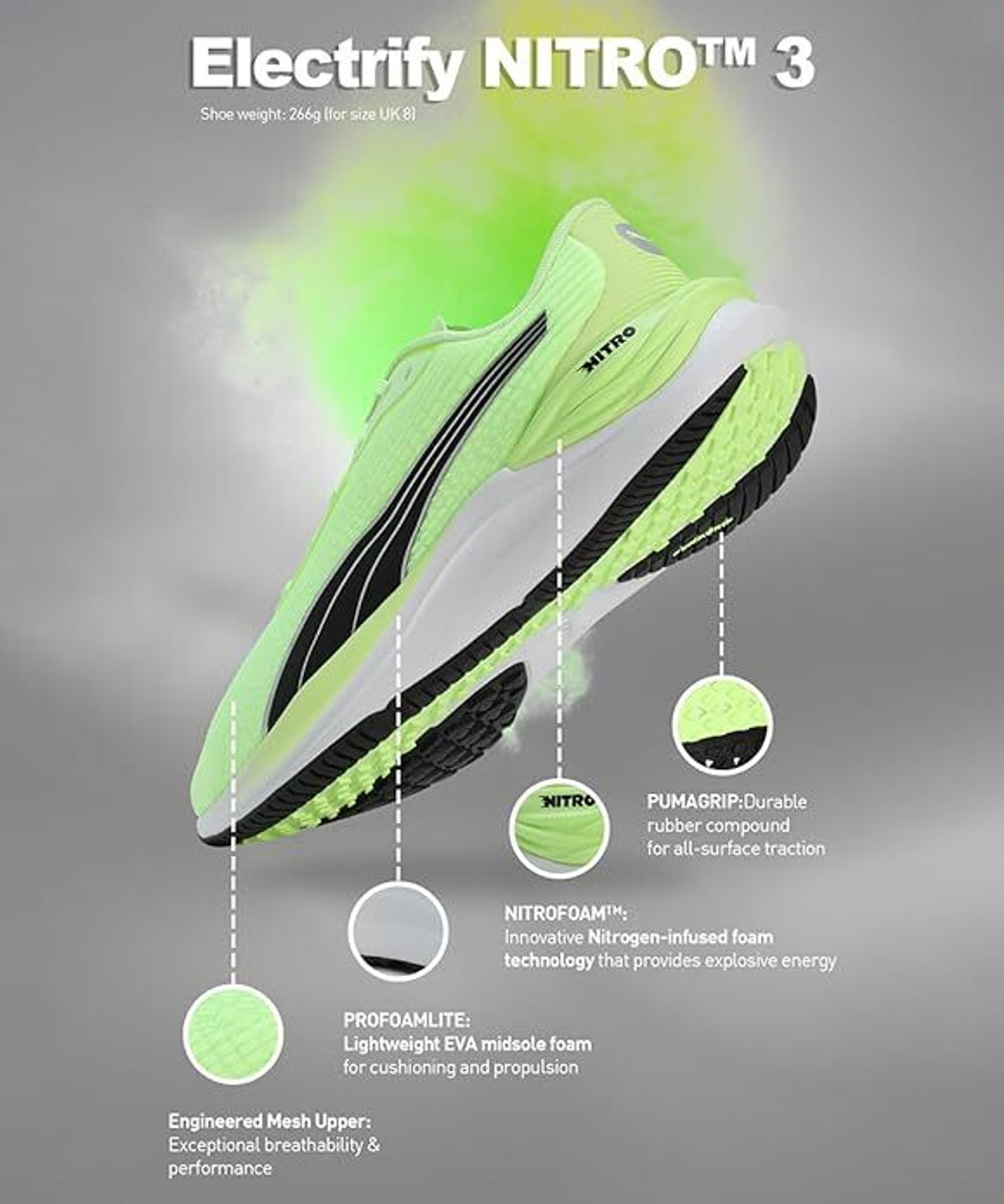 Image of PUMA Electrify NITRO 3 Running Shoes For Men