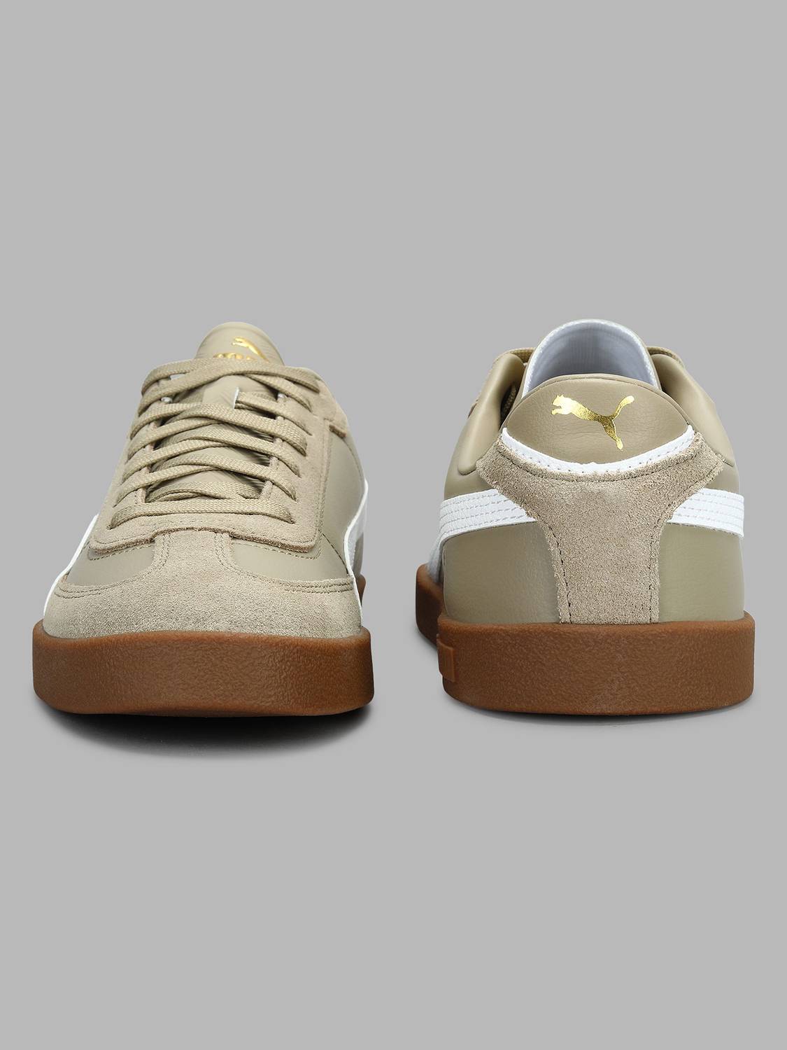 PUMA Club II Era Beige Sneakers For Men - Image 5