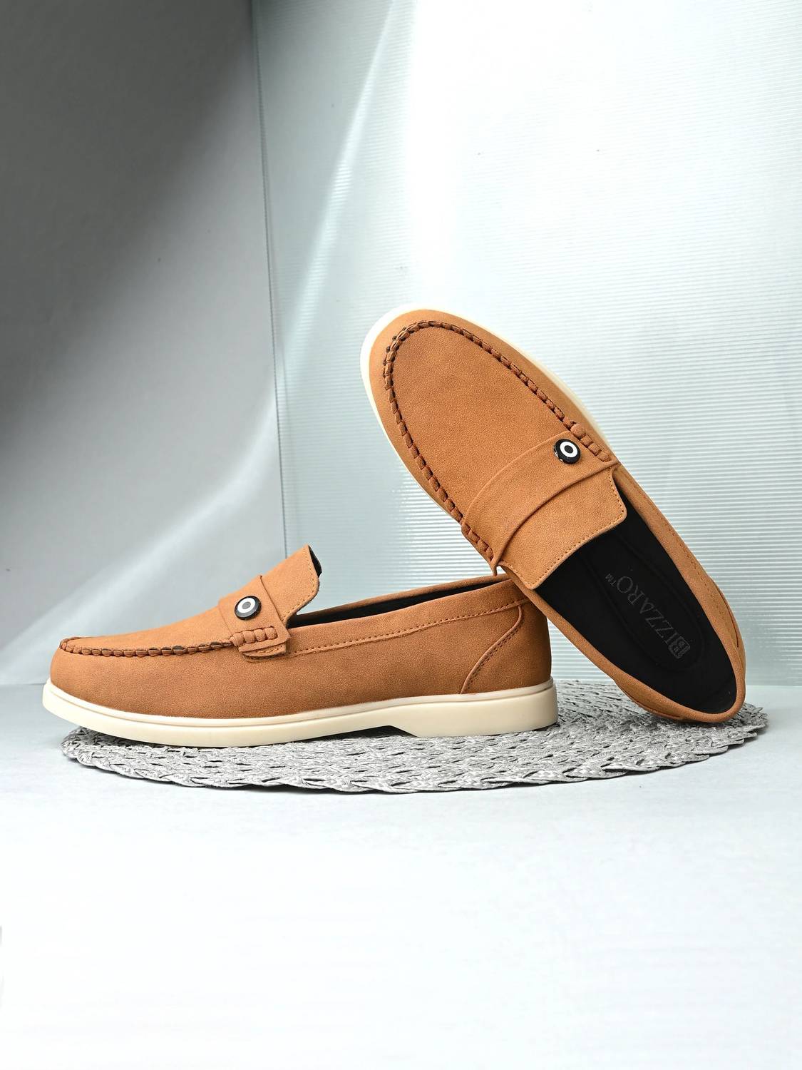 Bizzaro BZ047 Casual Soft Cushion Comfort Slip-On Daily Wear Lightweight & Breathable Loafers For Men