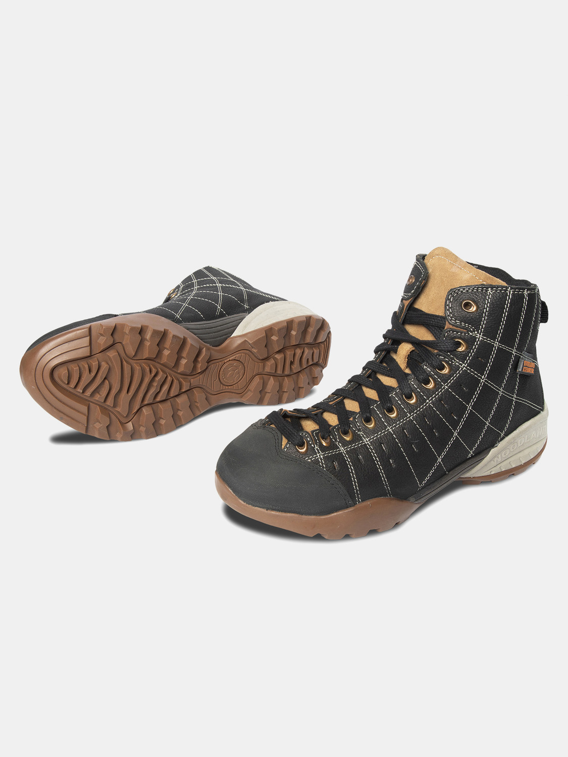 Image of WOODLAND Outdoor Durable Comfortable Everyday High Ankle Boots For Men