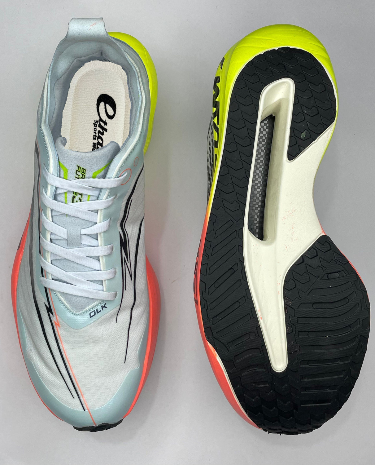 Image of Ethan Ethan Neon Pop Sole Sports Running Shoes For Men