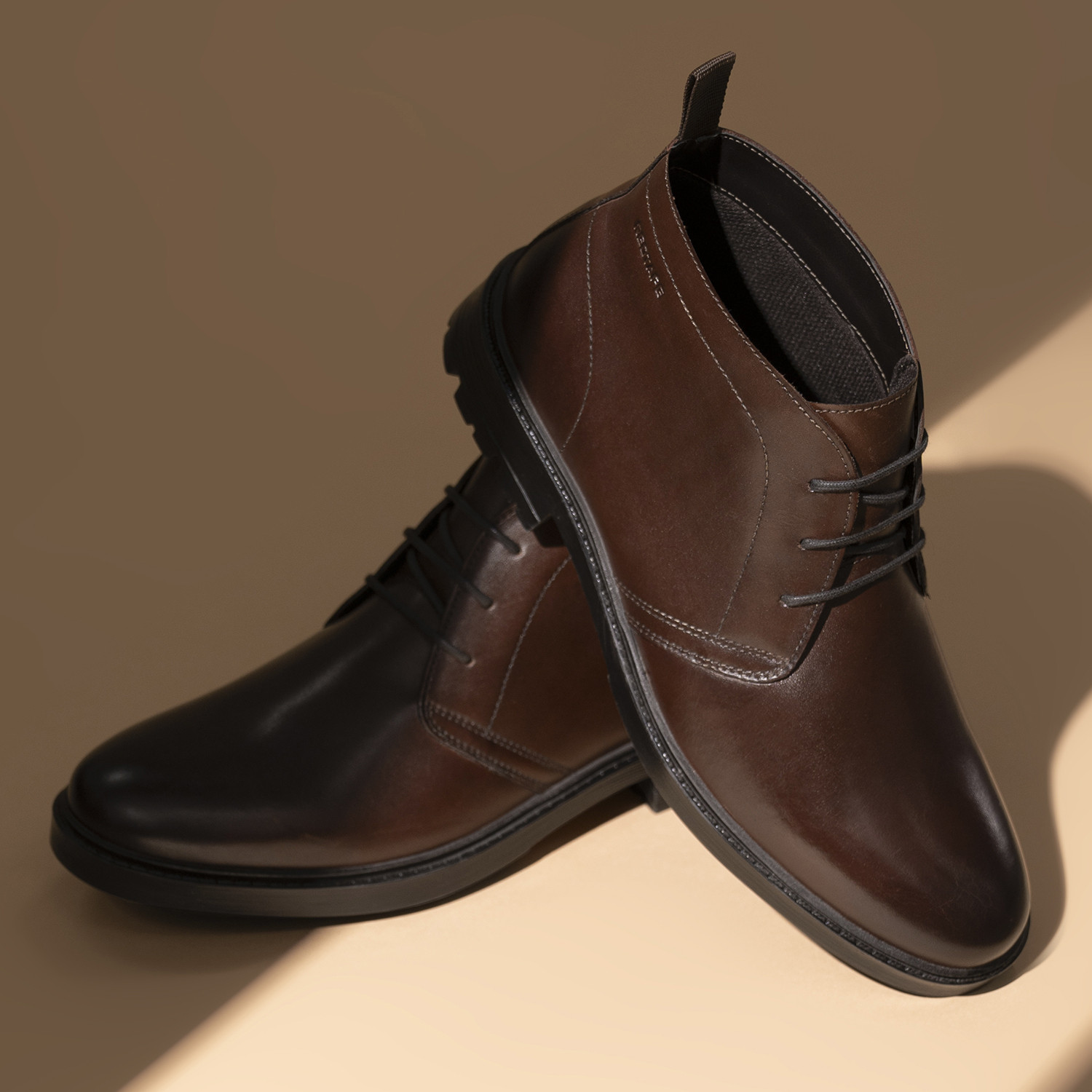 Image of RED TAPE Chukka Boots for Men in Teak | Boots Boots For Men (Brown, 8)