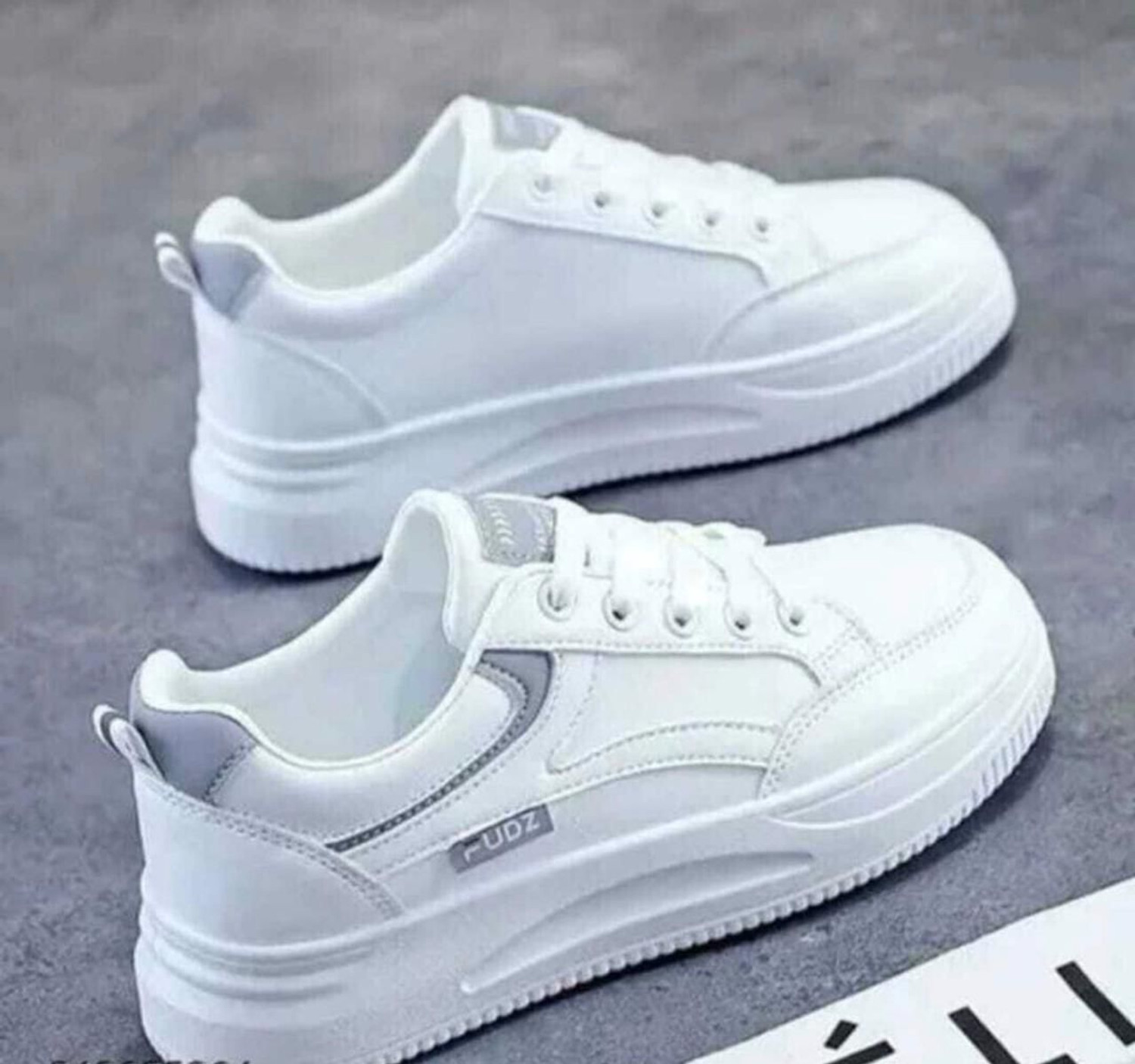 Image of KEEYLESS Trendy White Stylish Casual Shoes For Women