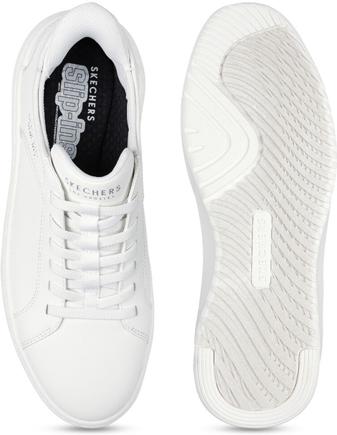 Image of Skechers Men COURT BREAK - DOUBLE VENTED Casual Slip Ins Sneakers Casuals For Men