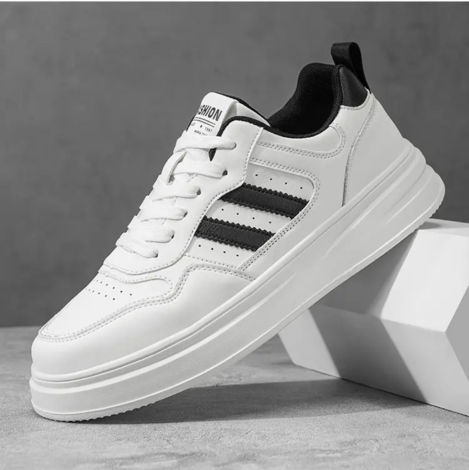 Image of STRANGER BROTHERS Sneakers for Men Casual Shoe For Men 6 ||Black|| Sneakers For Men
