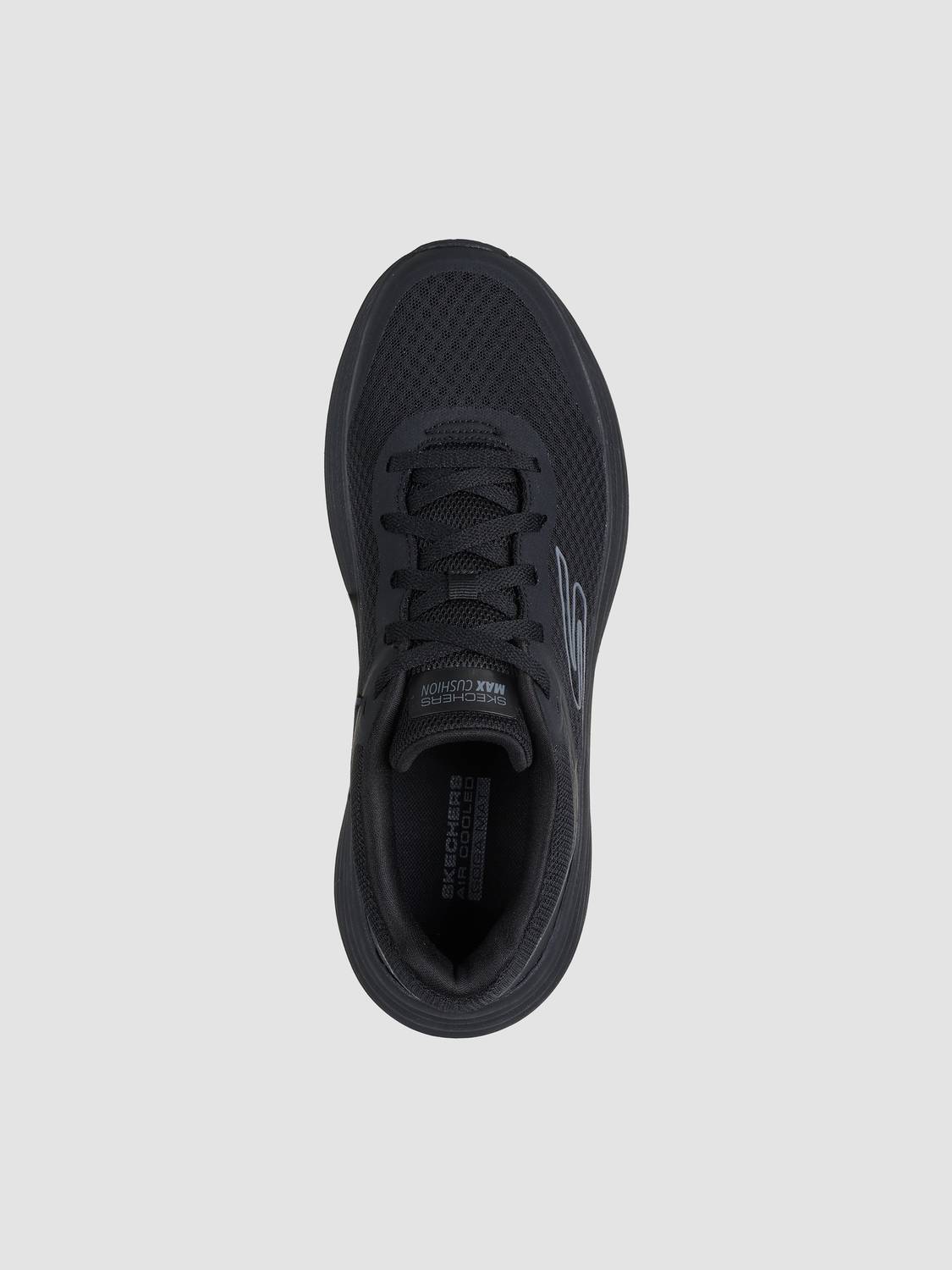 Skechers MAX CUSHIONING ENDEAVOUR Black Men's Sneakers - Image 2