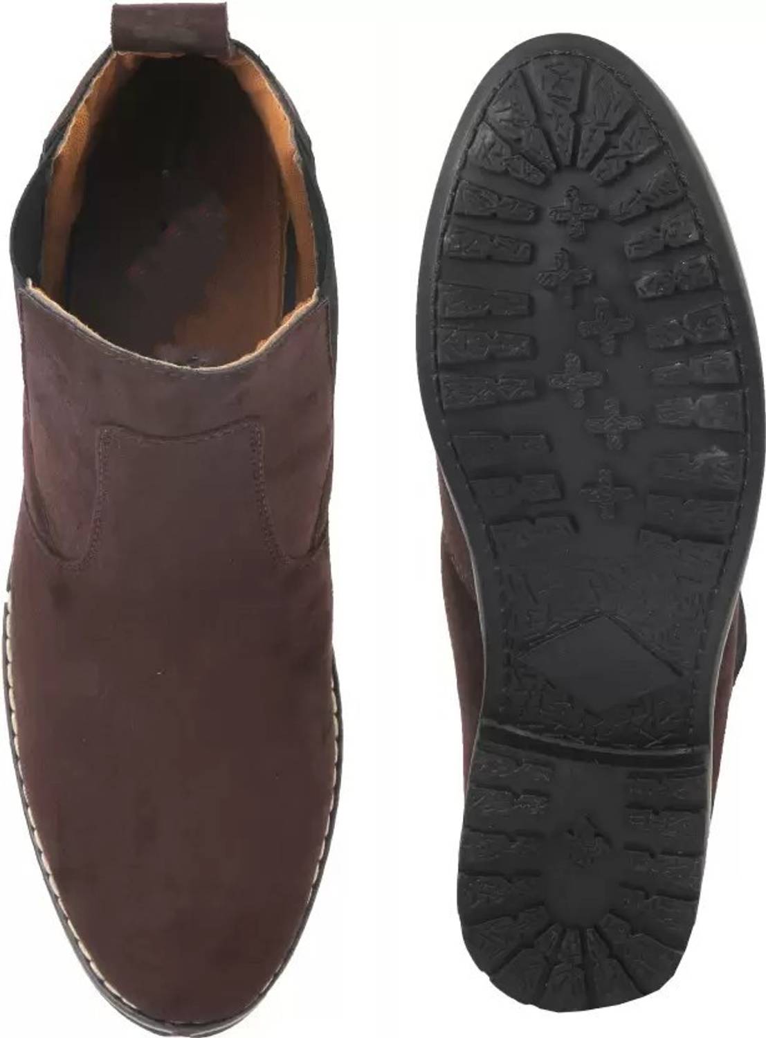 SIMATA Chelsea Boots For Men Brown - Image 3