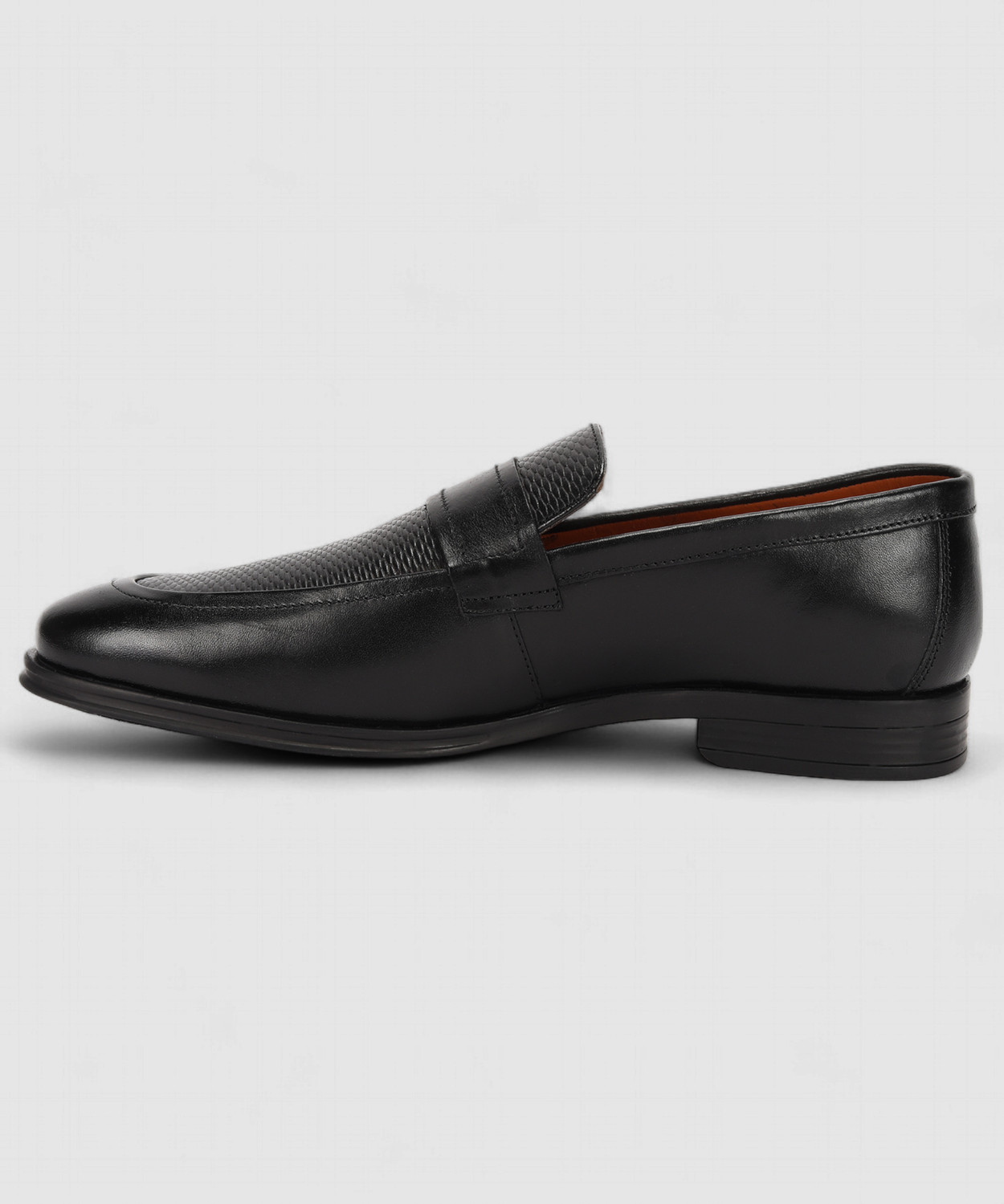 Image of LOUIS PHILIPPE Premium Leather Breathable Anti-Slip with Heel Formal Slip On For Men