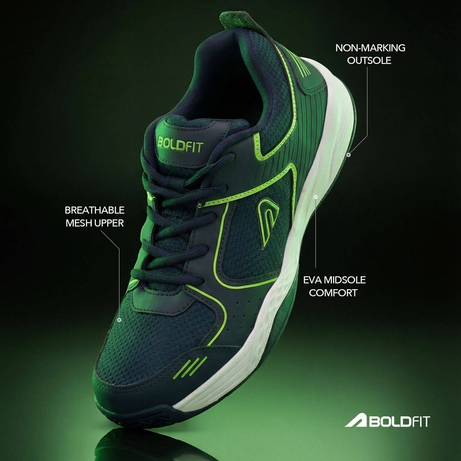 BOLDFIT Smash Pro Badminton Shoes for Men - Image 4